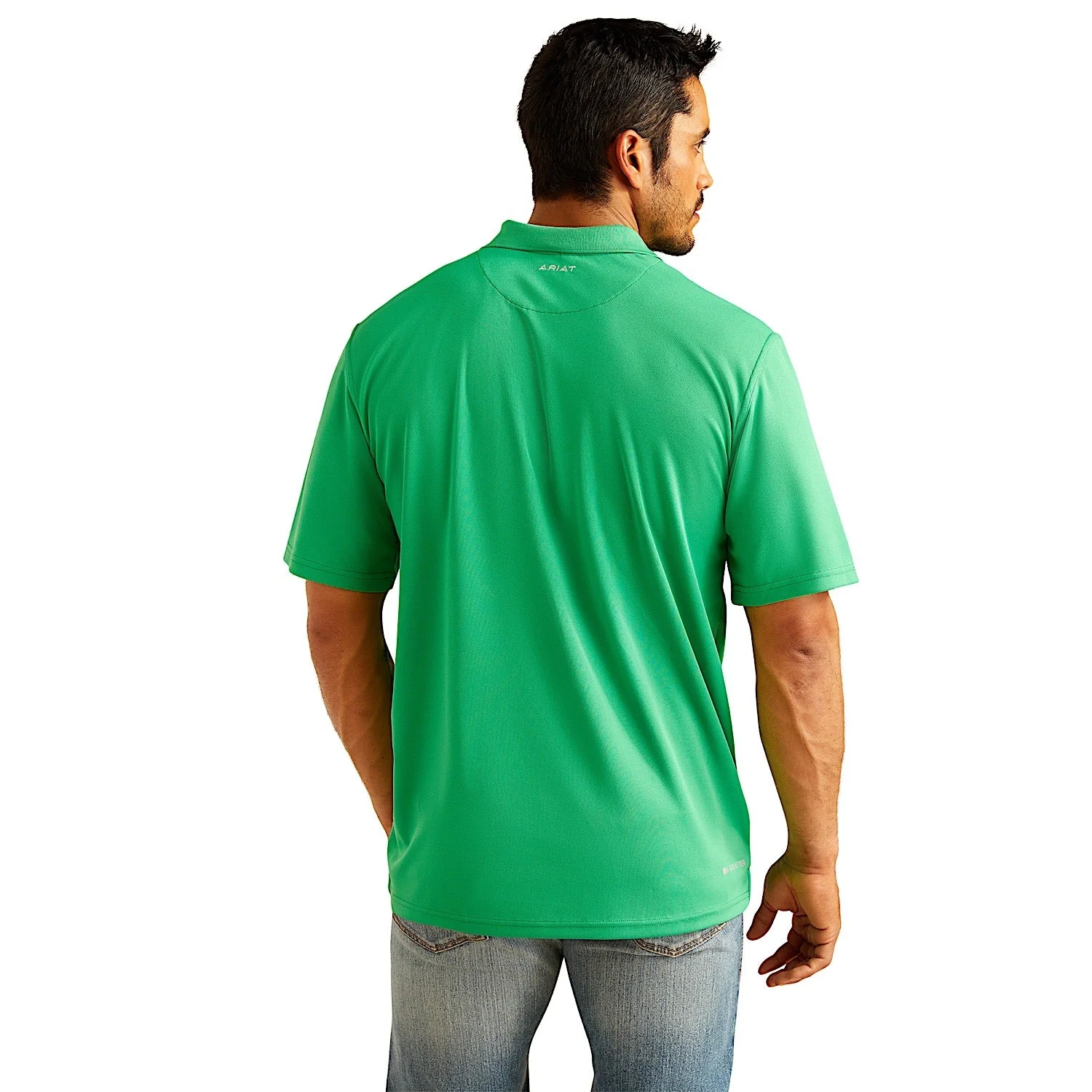 Ariat Mens TEK Polo - Fern Green - Image 2