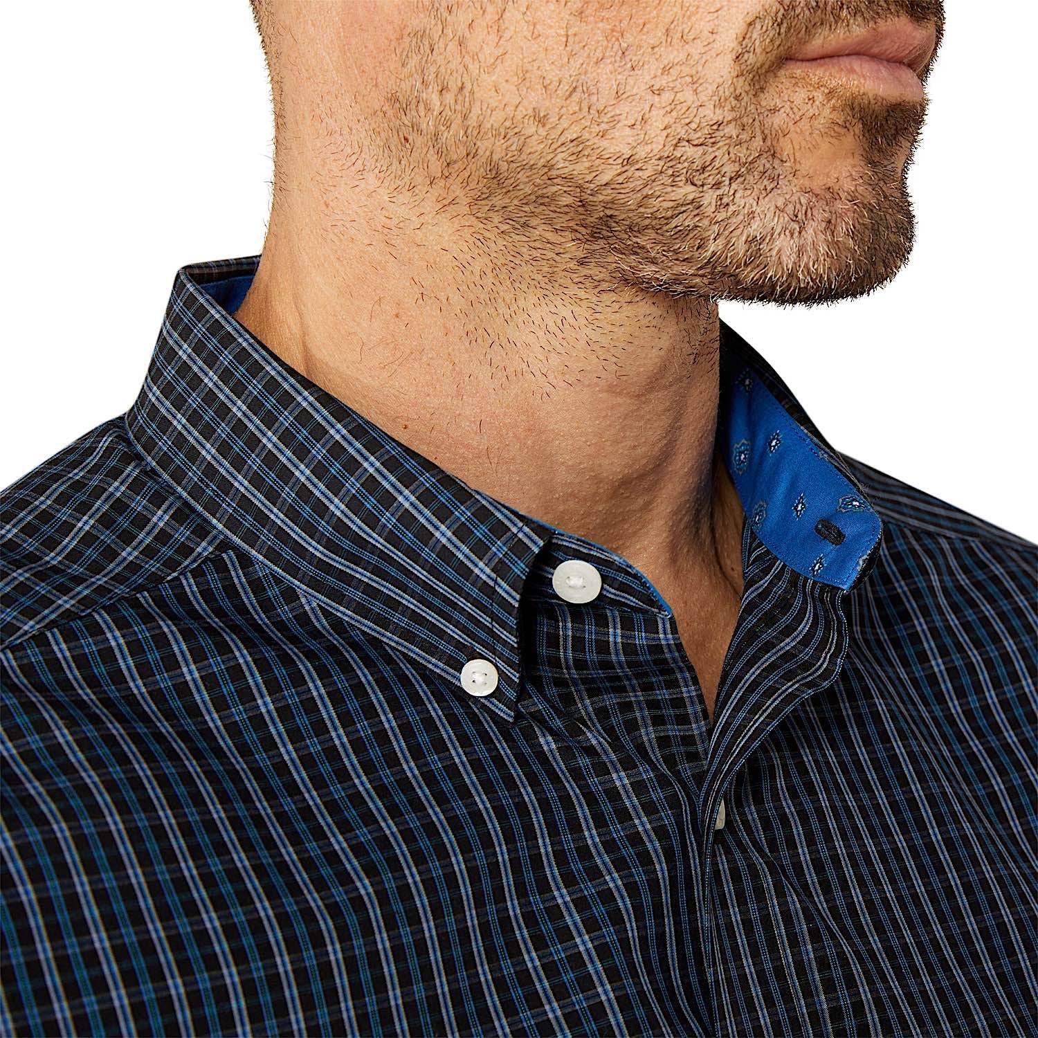 Ariat Men's Wrinkle Free Carlos Classic Fit Shirt - Black - Image 4