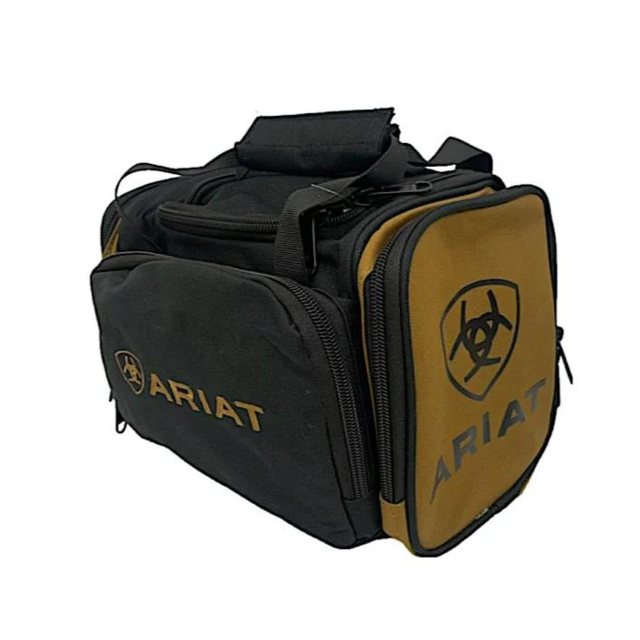 Ariat Unisex Vanity Bag - Khaki/Black - Image 2