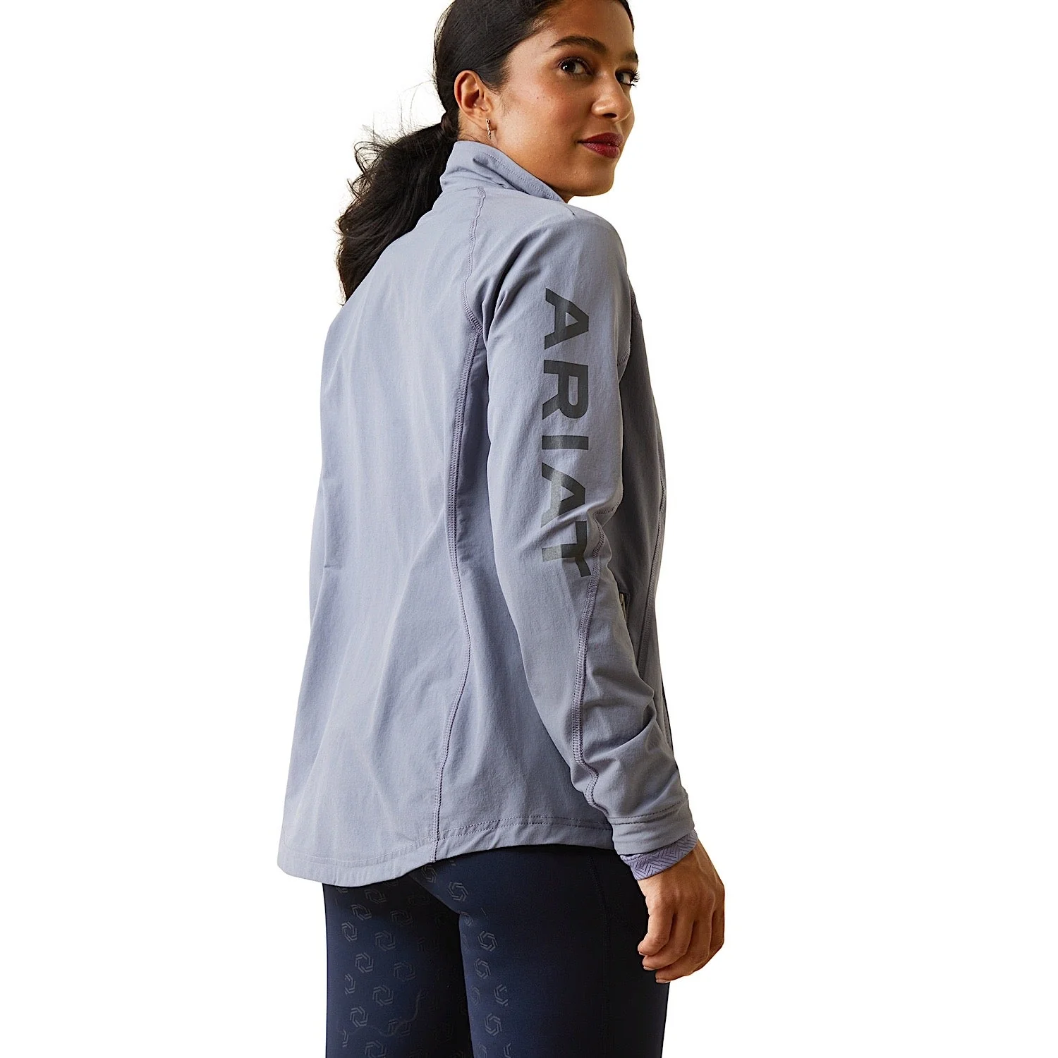 Ariat Women's Agile Softshell Jacket - Dusky Granite - Image 4
