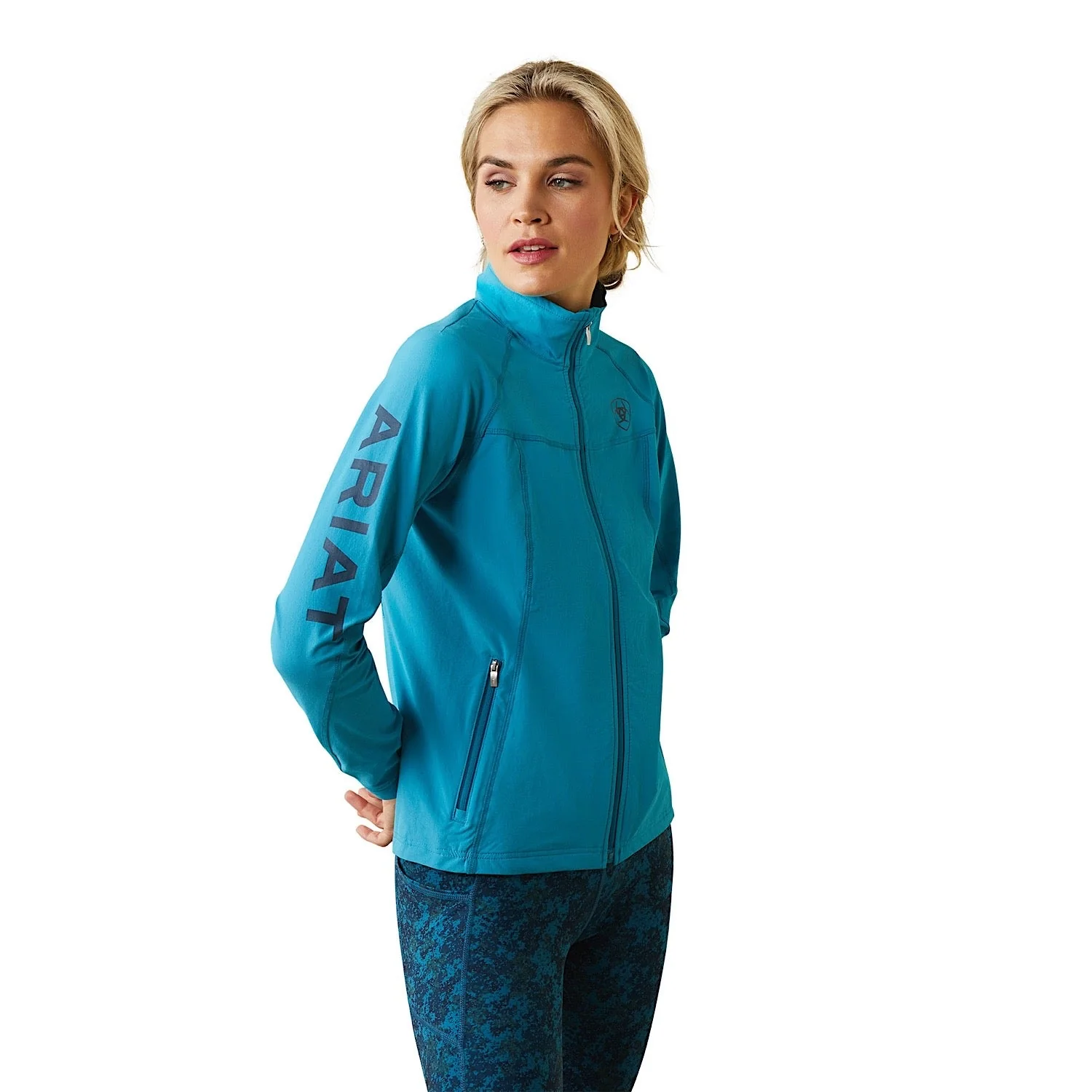 Ariat Women's Agile Softshell Jacket - Mosaic Blue