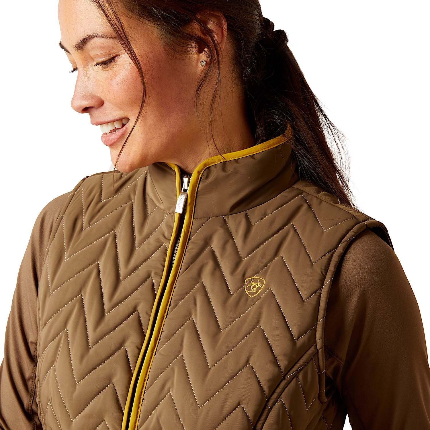 Ariat Women's Ashley Insulated Vest - Canteen - Image 3