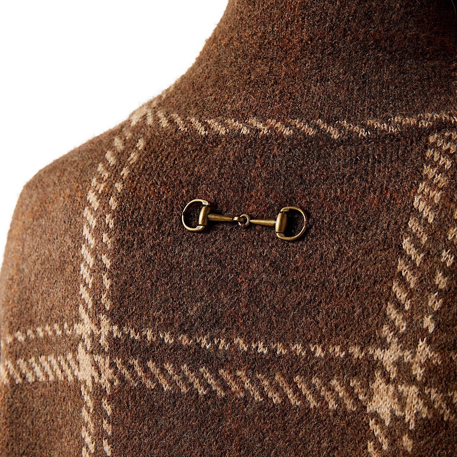 Ariat Women's Ballston Cardigan - Sorrel Horse Plaid - Image 4