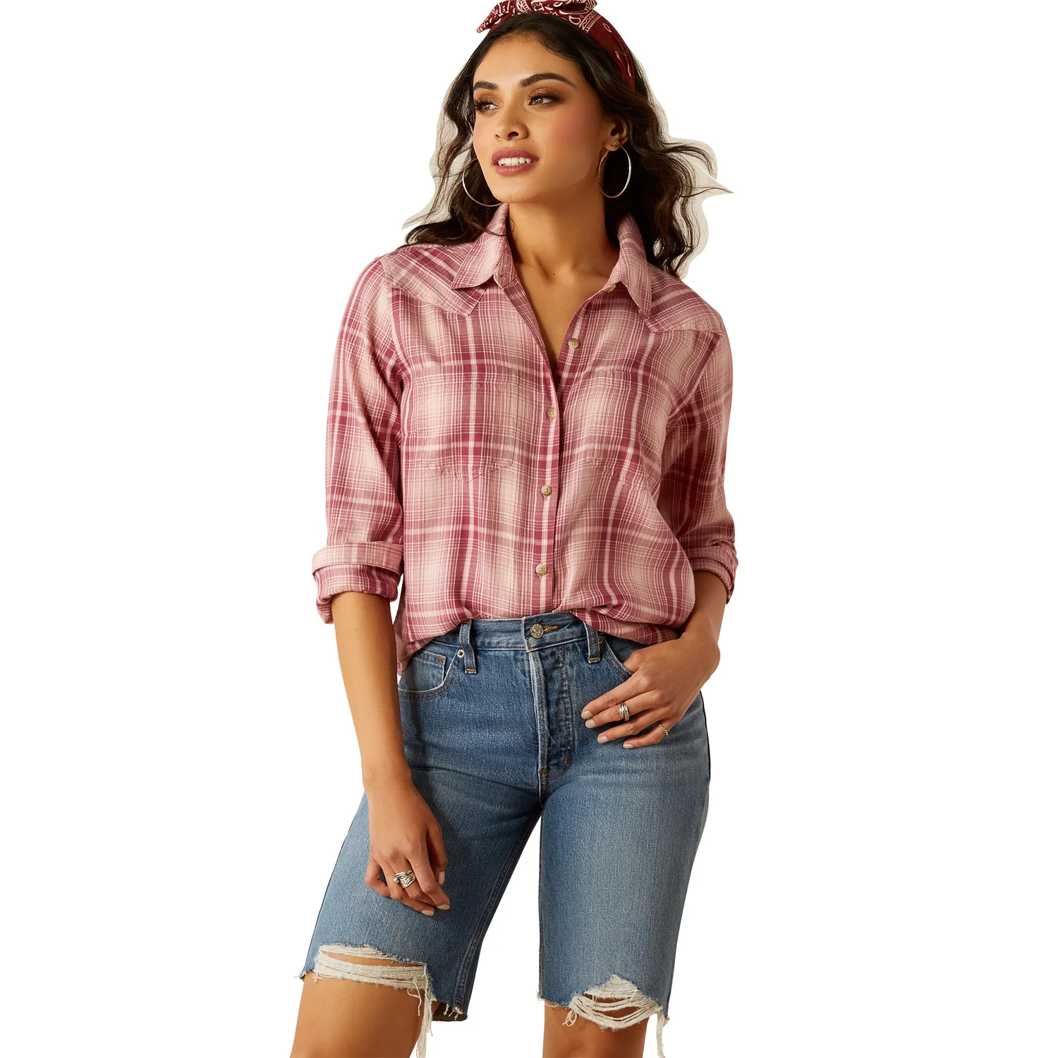 Ariat Women's Billie Jean Shirt - Delilah Plaid