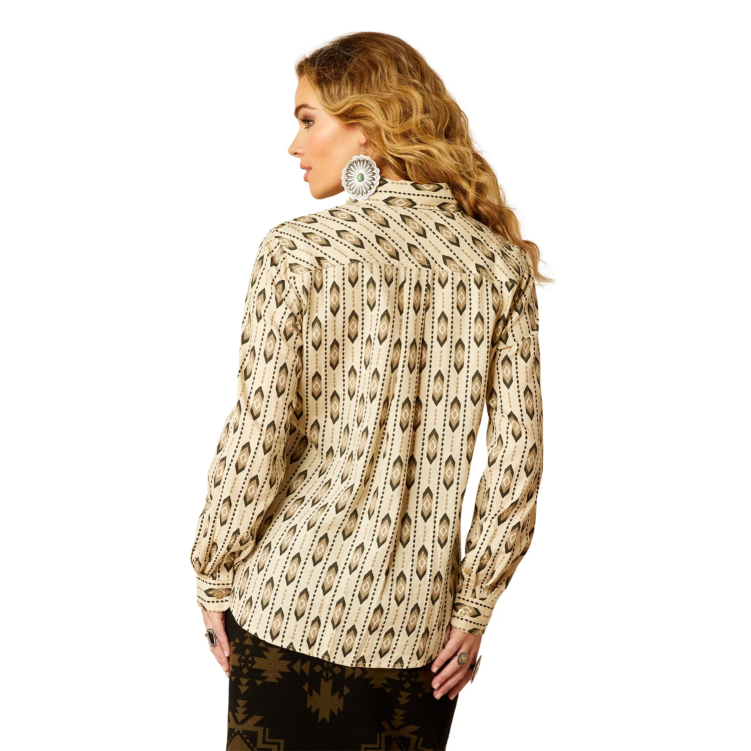 Ariat Women's Billie Jean Shirt - Harlowton Print - Image 2