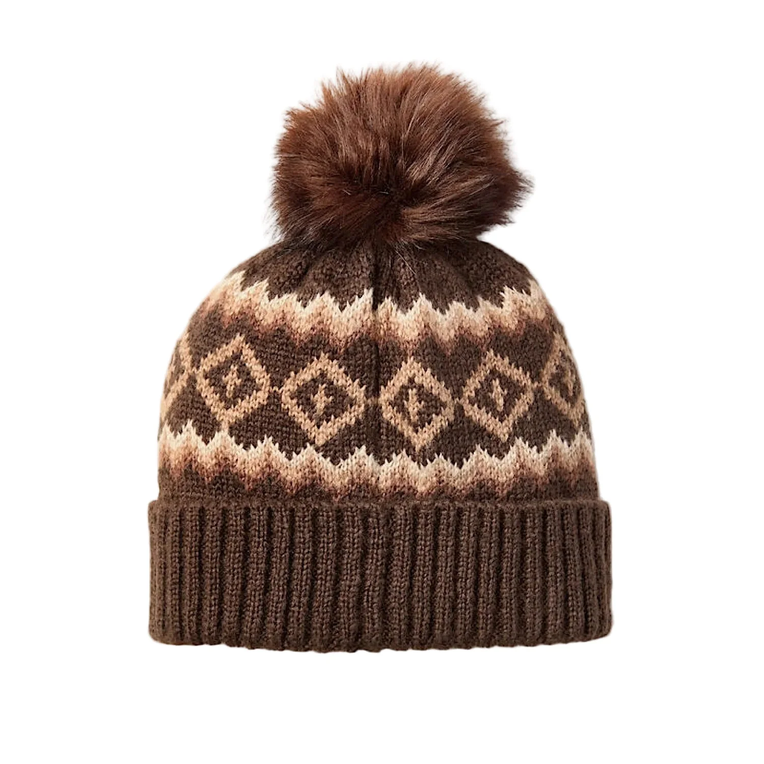 Ariat Women's Bristol Beanie - Chocolate Brown - Image 2