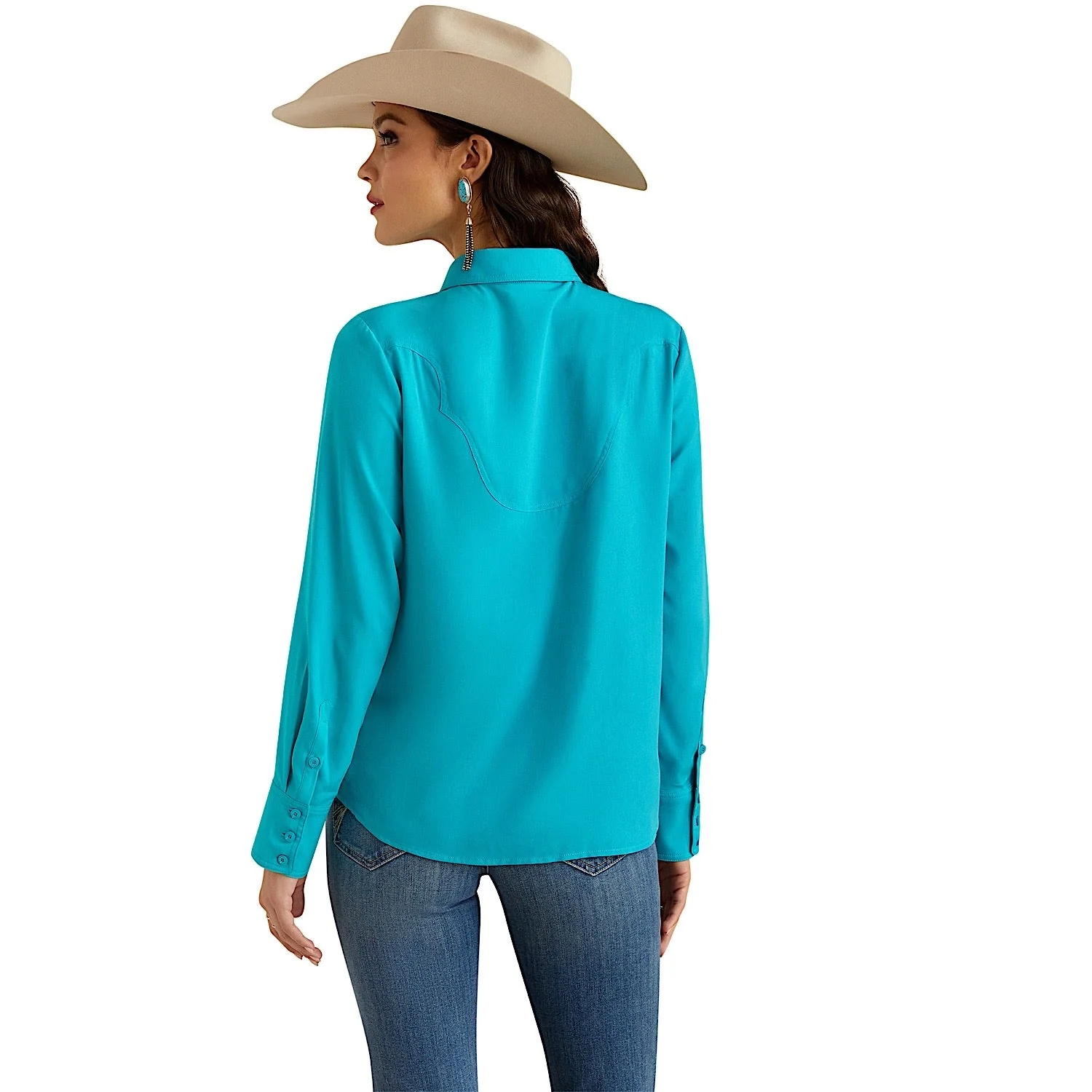 Ariat Women's Buckaroo Shirt - Capri Breeze - Image 2