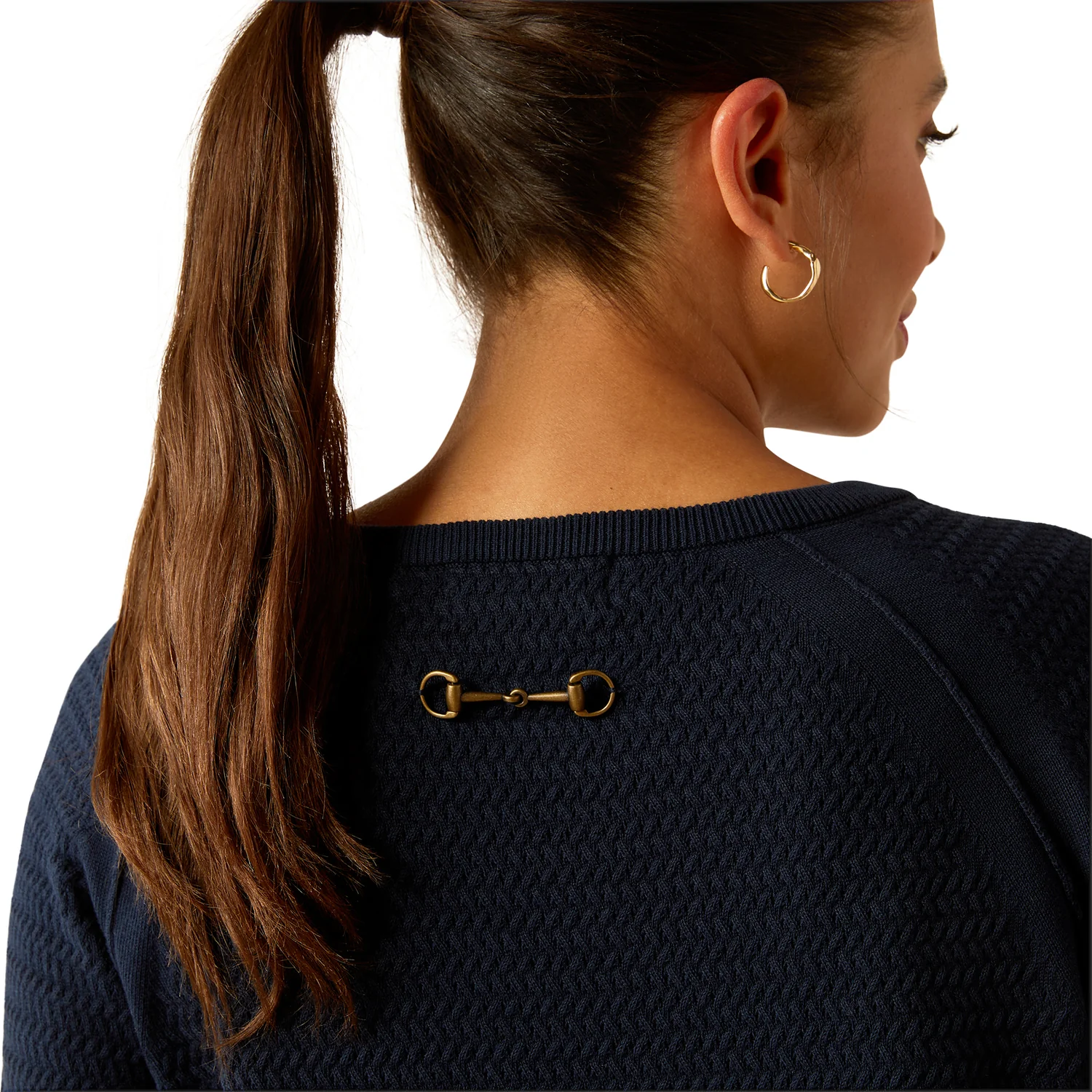 Ariat Women's Cambeck Sweater - Navy - Image 3