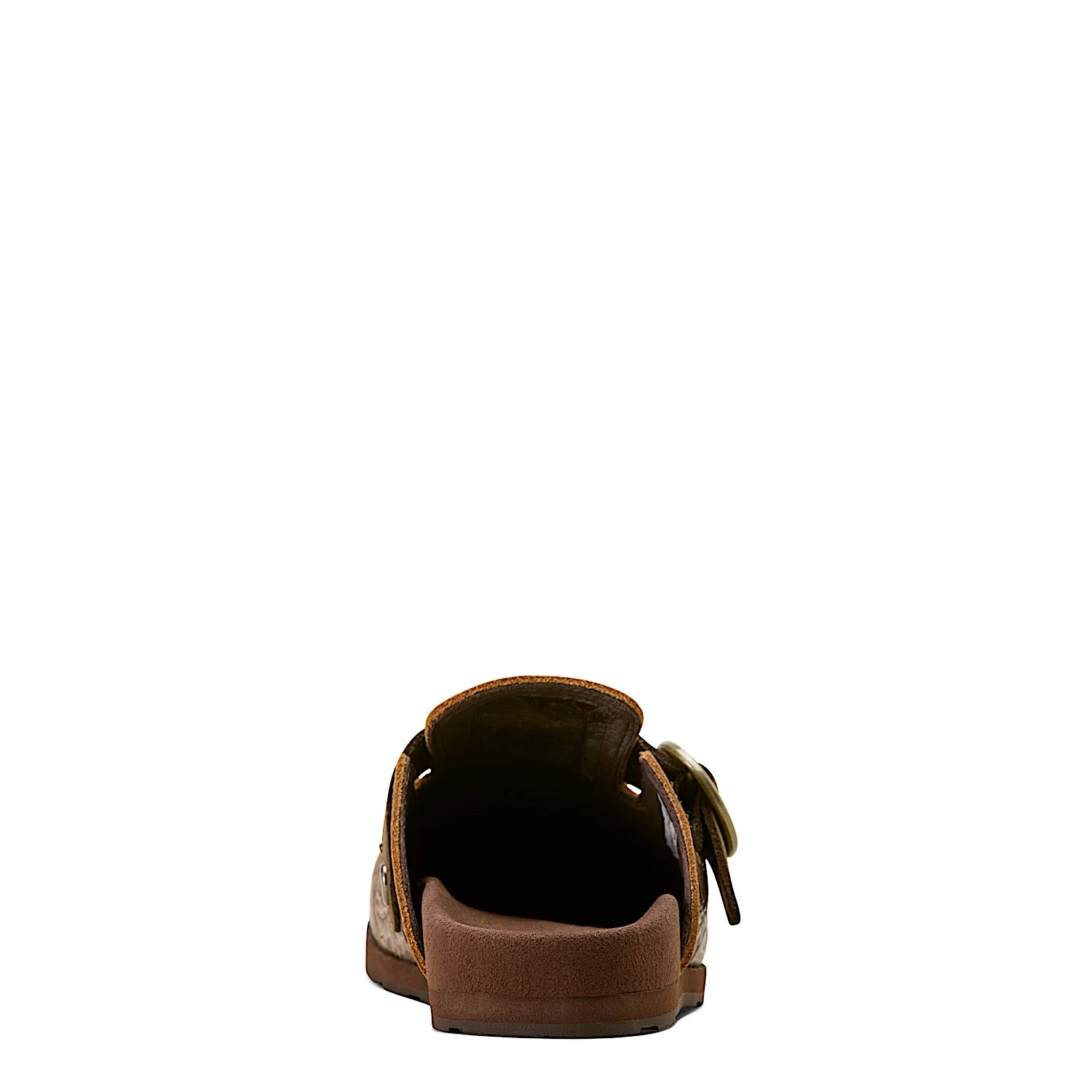 Ariat Women's Country Mule - Brown Floral Emboss - Image 5