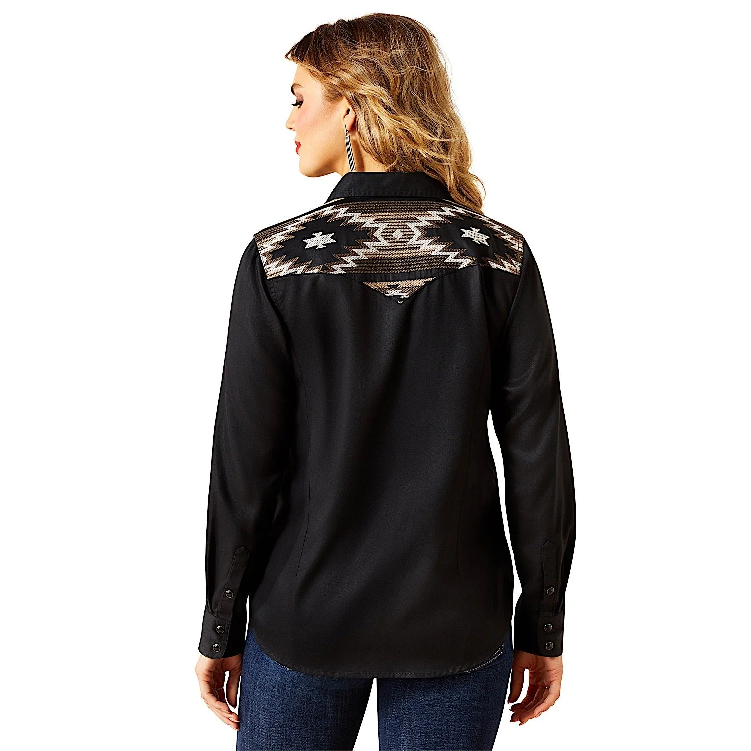 Ariat Women's Dawn Western Shirt - Black - Image 2