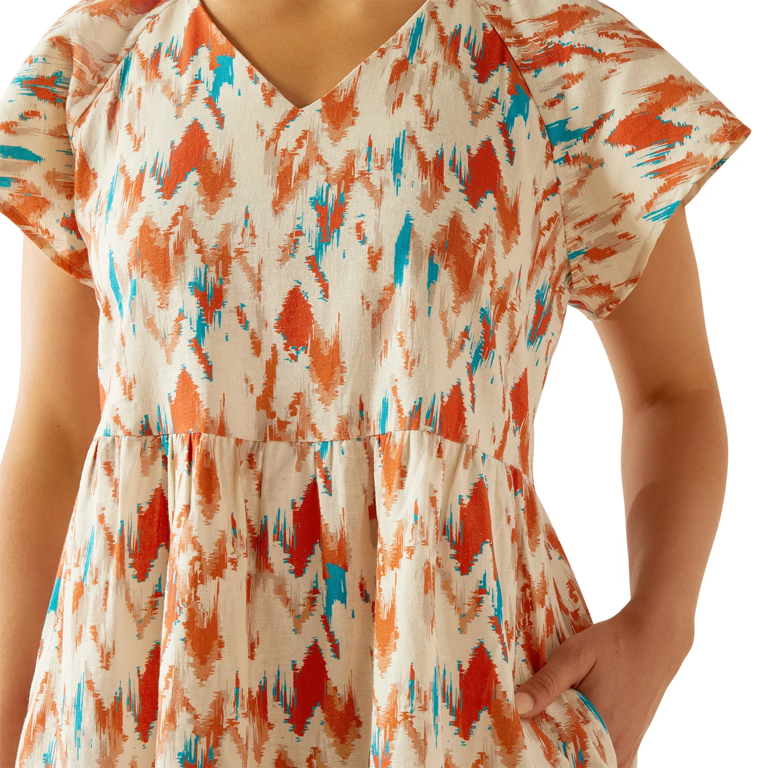 Ariat Women's Delilah Dress - Painted Watercolour - Image 4