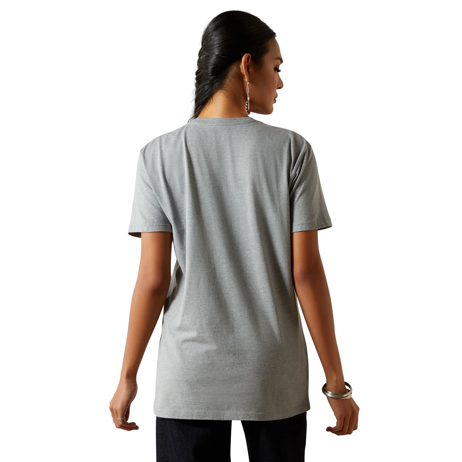Ariat Women's Don't Press Your Luck Tee - Iceberg - Image 2