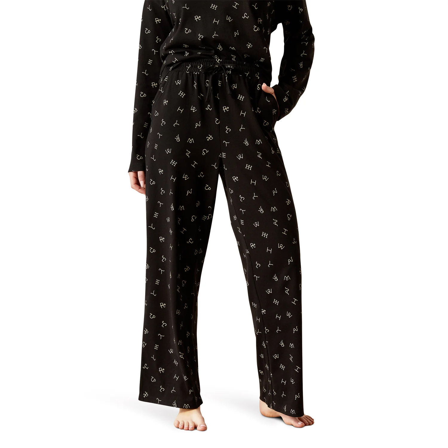 Ariat Women's Dreams Pajama Set - Black - Image 4