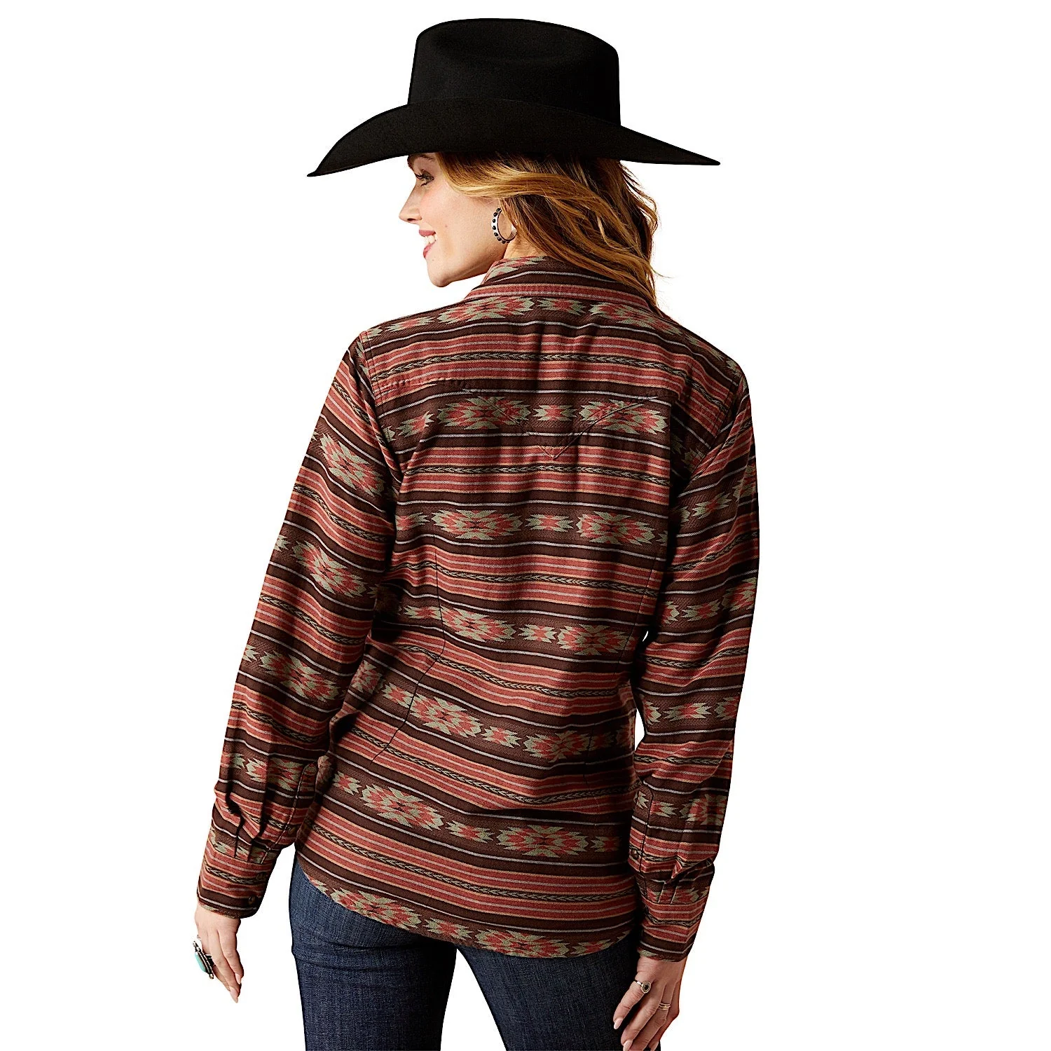 Ariat Women's Everyday Western Shirt - Soft Silt Serape Print - Image 2