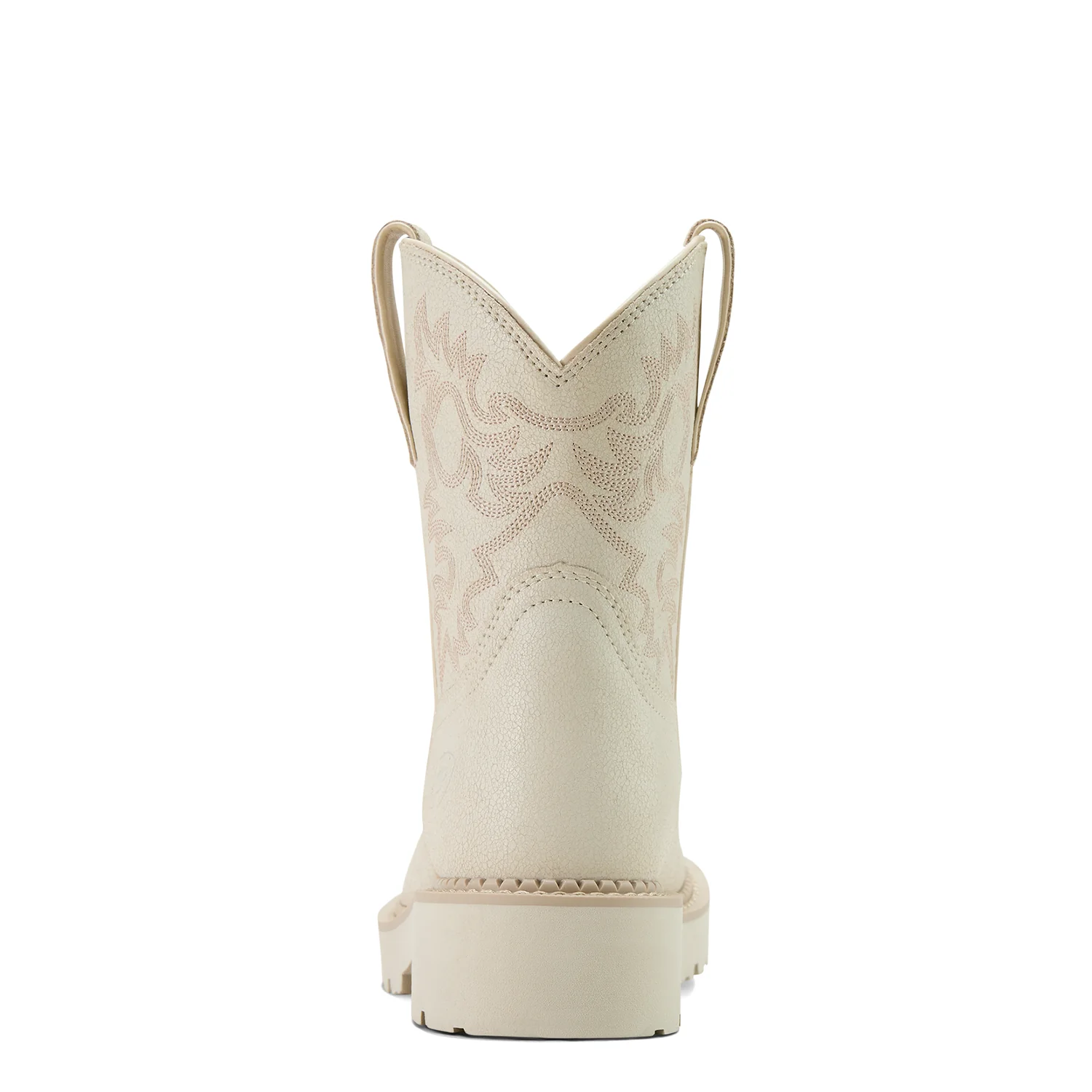 Ariat Women's Fatbaby Western Boot - Distressed Ivory - Image 2