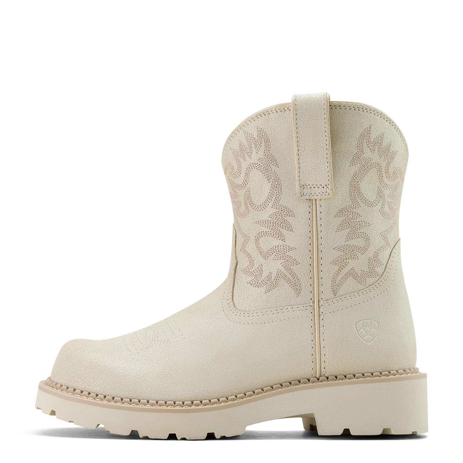 Ariat Women's Fatbaby Western Boot - Distressed Ivory - Image 3