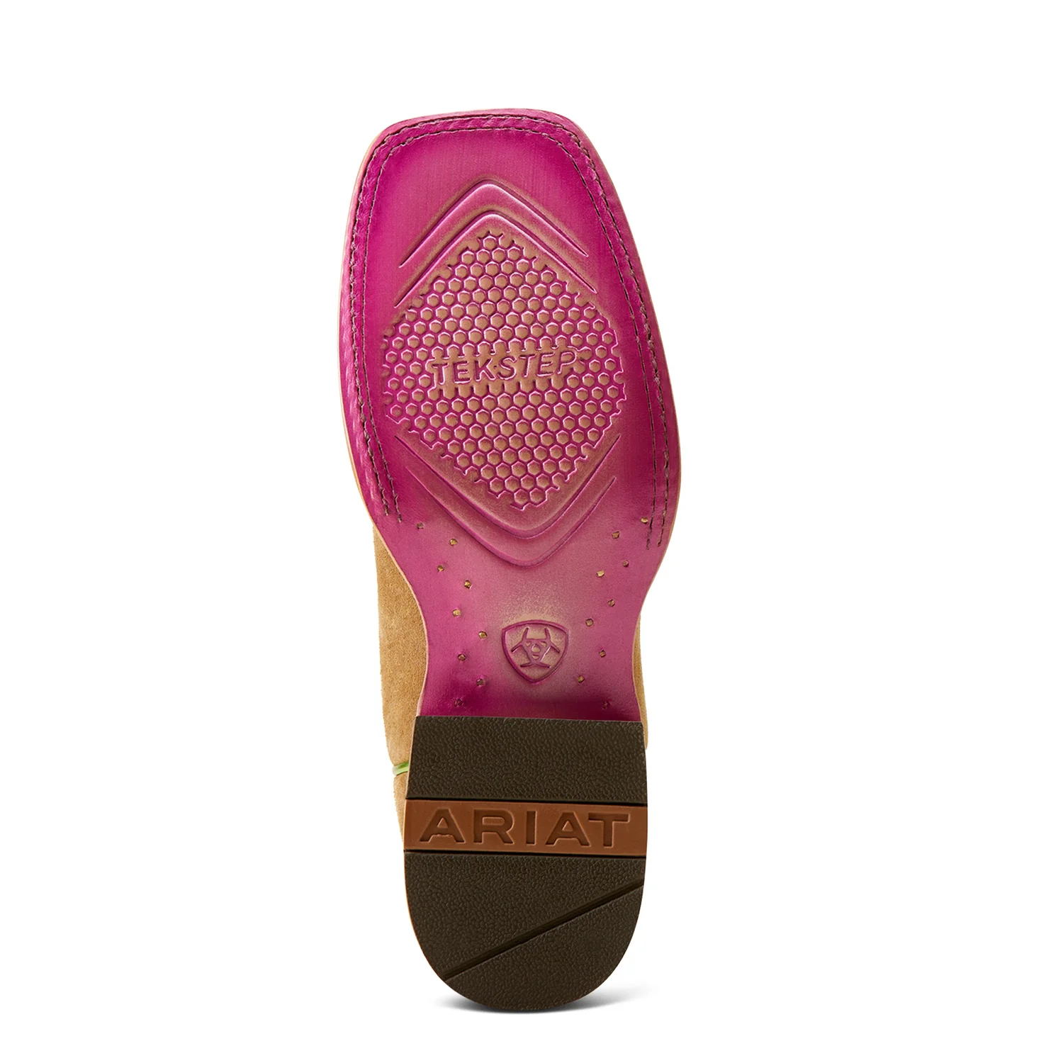 Ariat Women's Frontier Calamity Boot - Jane Dijon Roughout/Electric Raspberry - Image 6