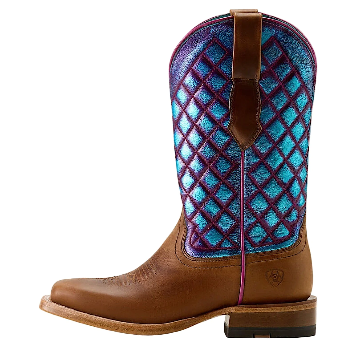 Ariat Women's Frontier Wittman WST Western Boot - Shades of Grain / Iridescent Lagoon - Image 2