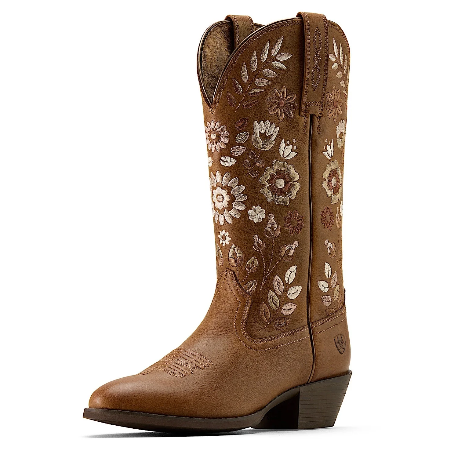 Ariat Women's Heritage Meadow R Toe Western Boot - Toasty Tan