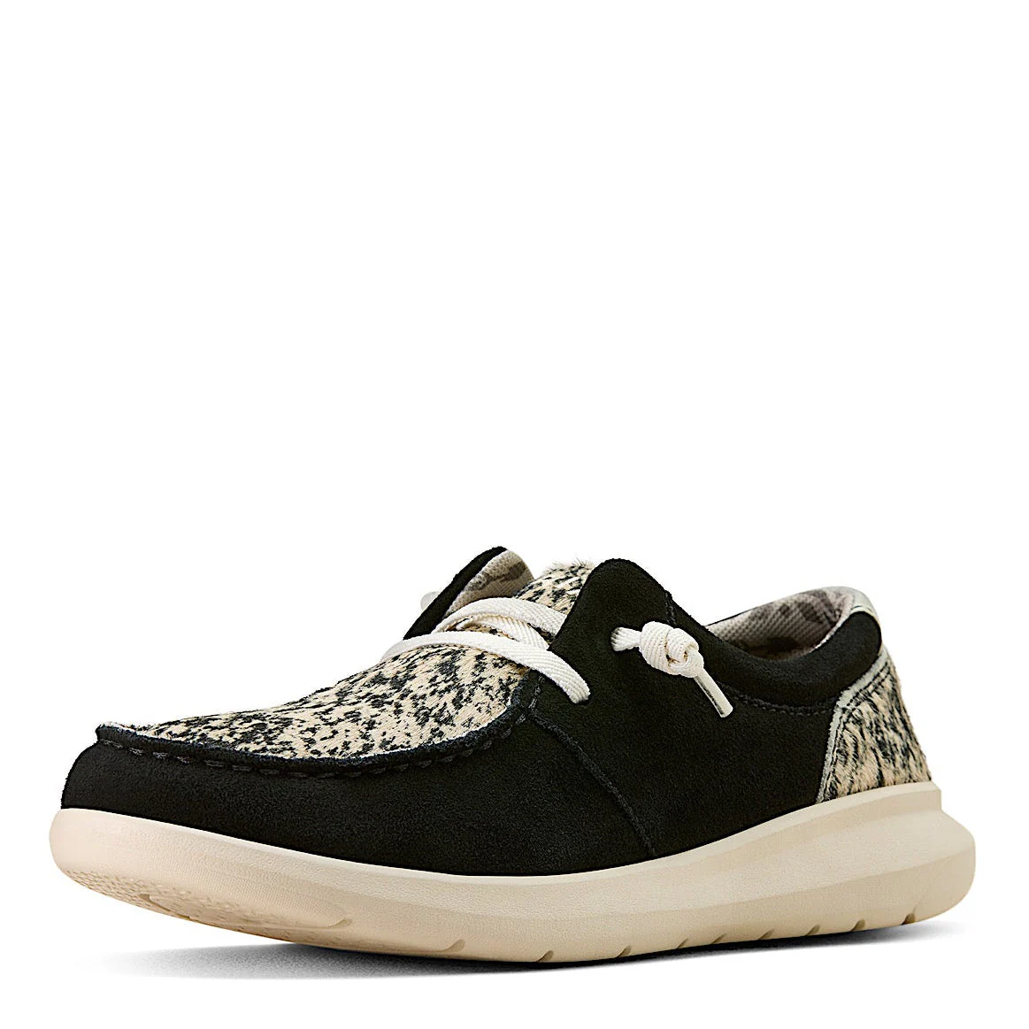 Ariat Women's Hilo Shoe - Black Suede / Brindle