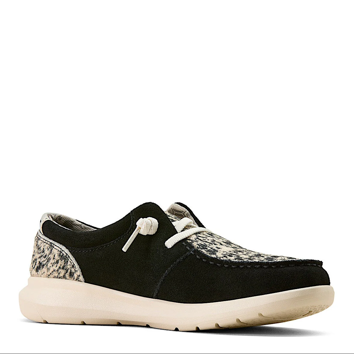 Ariat Women's Hilo Shoe - Black Suede / Brindle - Image 3