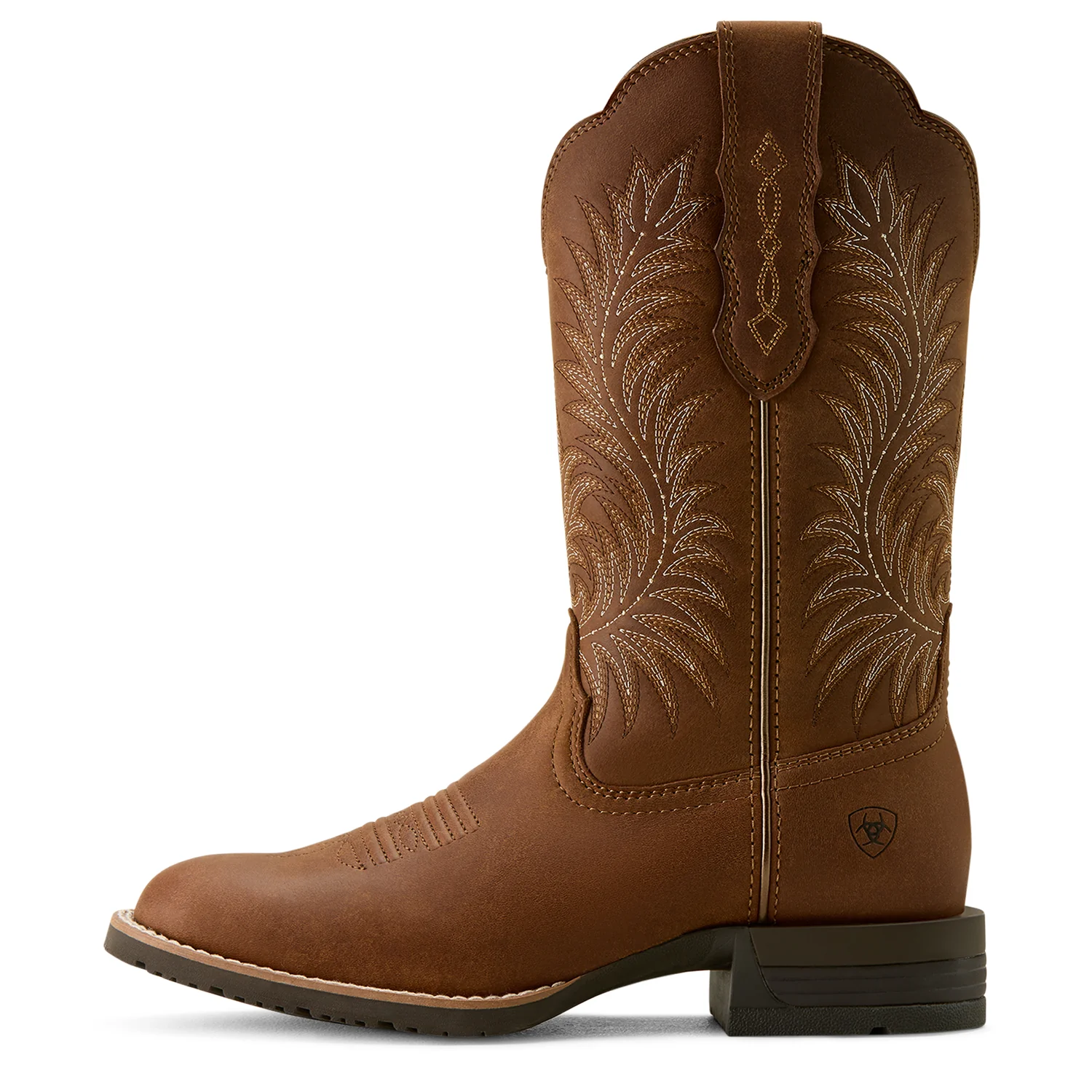 Ariat Women's Hybrid Ranchward W Toe Western Boot - Frontier Brown - Image 3
