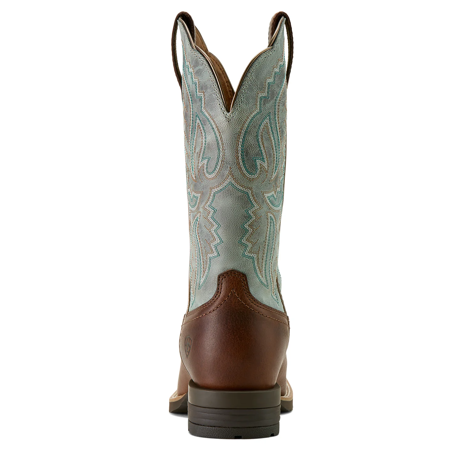 Ariat Women's Hybrid Ranchwork Western Boot - Peanut/Worn Denim - Image 2