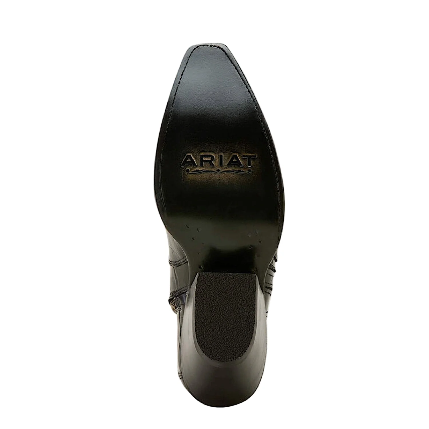 Ariat Women's Jade X Toe Heeled Ankle Boot - Luxe Caviar Black Print - Image 4