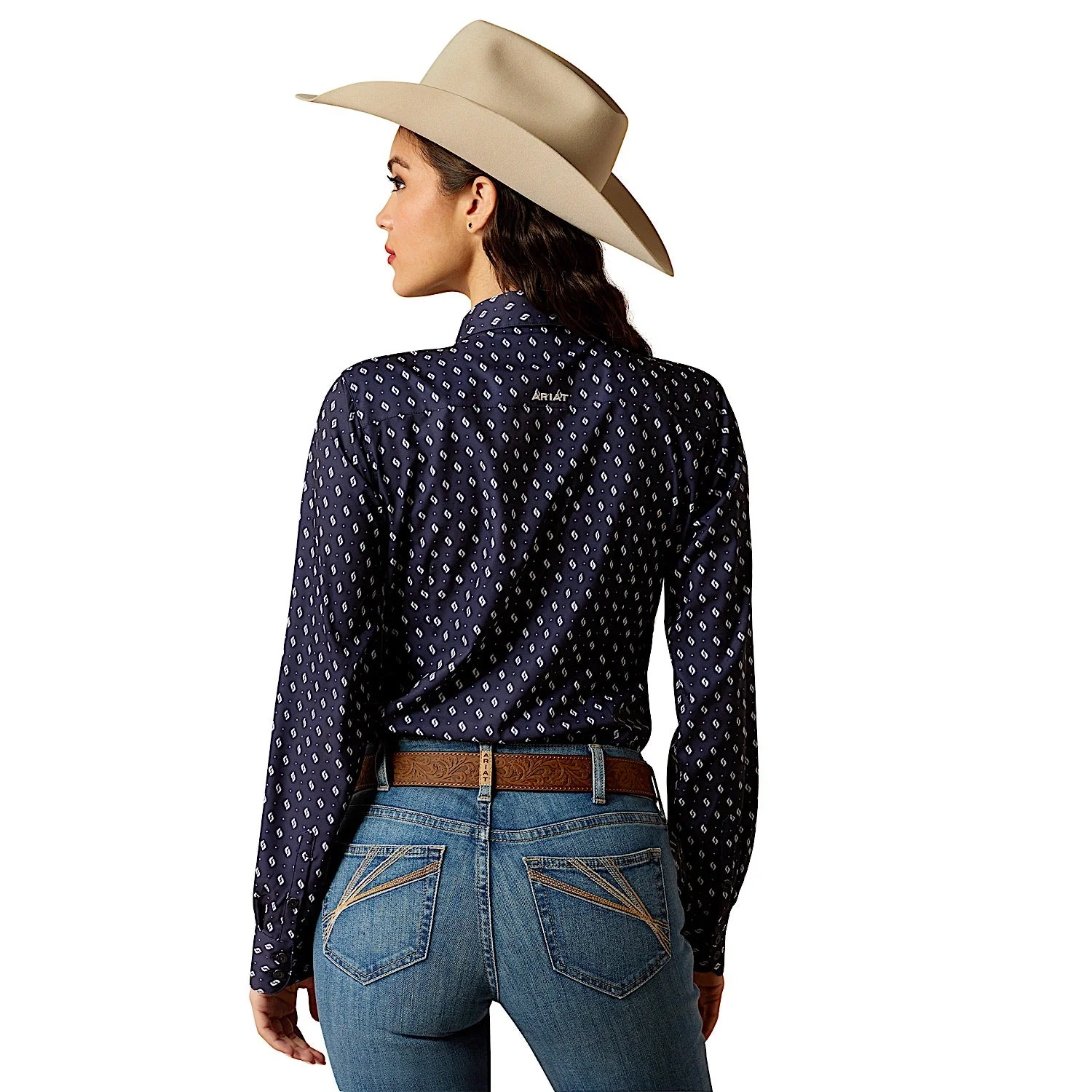 Ariat Women's Kirby Pro Shirt - Zona Geo Print - Image 2