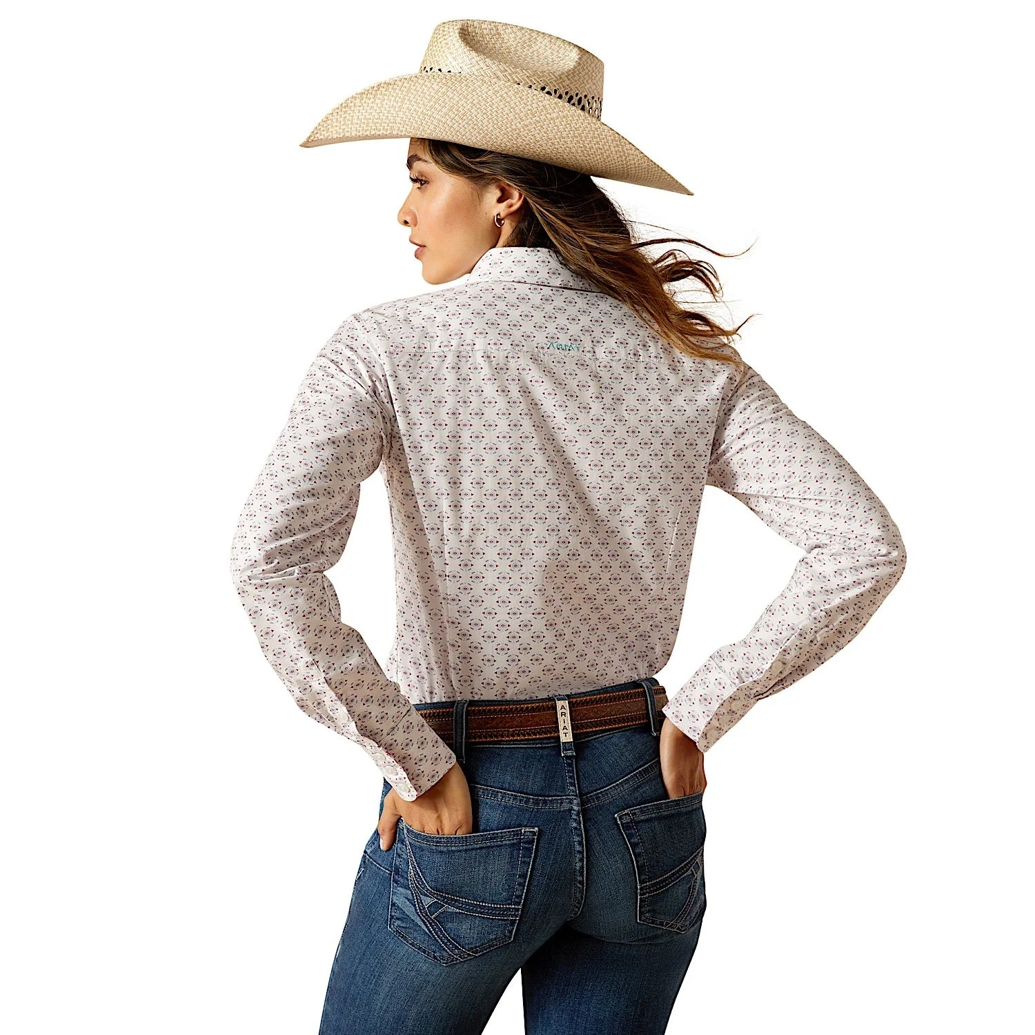 Ariat Women's Kirby Stretch Shirt - Izel Print - Image 2