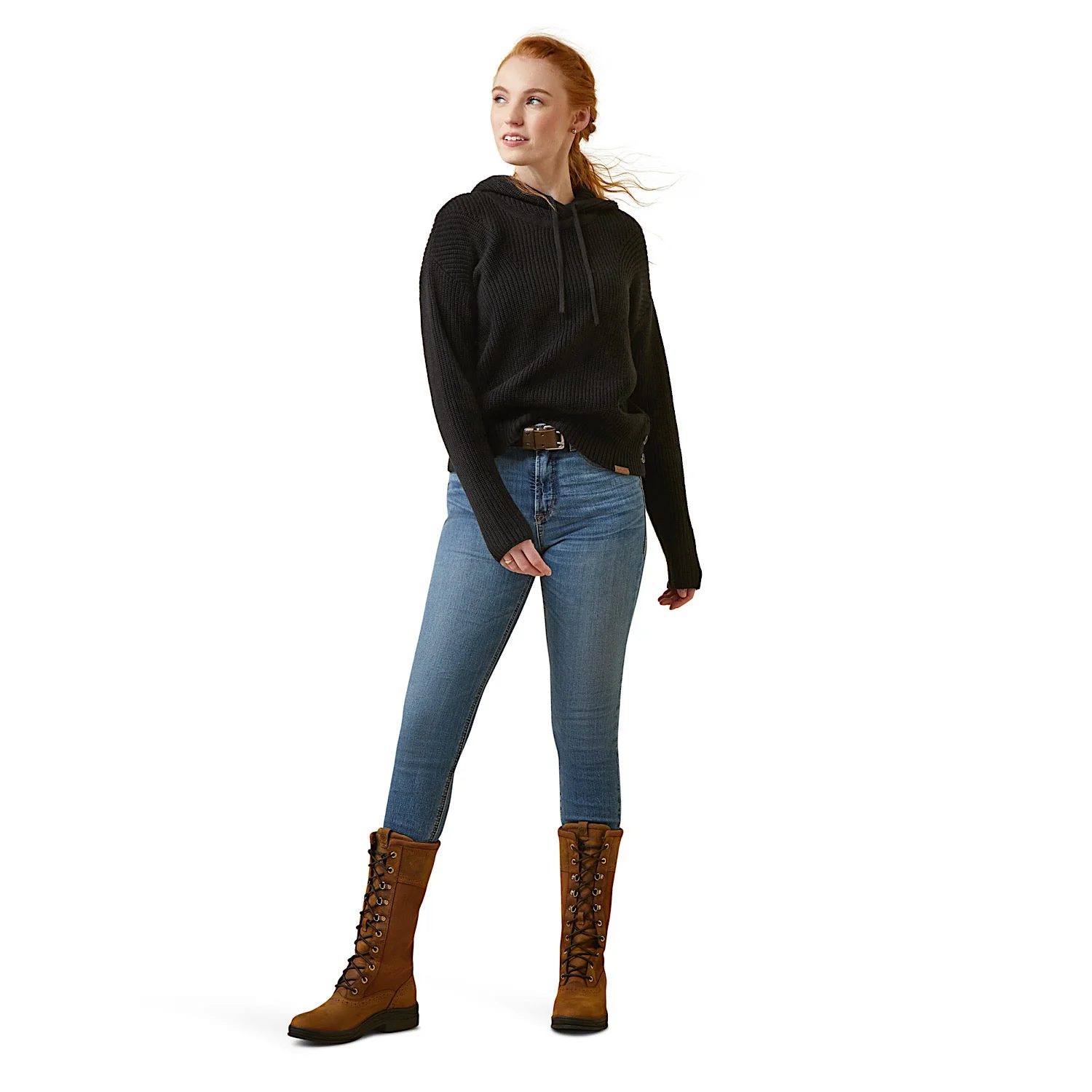 Ariat Women's Los Altos Sweater - Black - Image 4