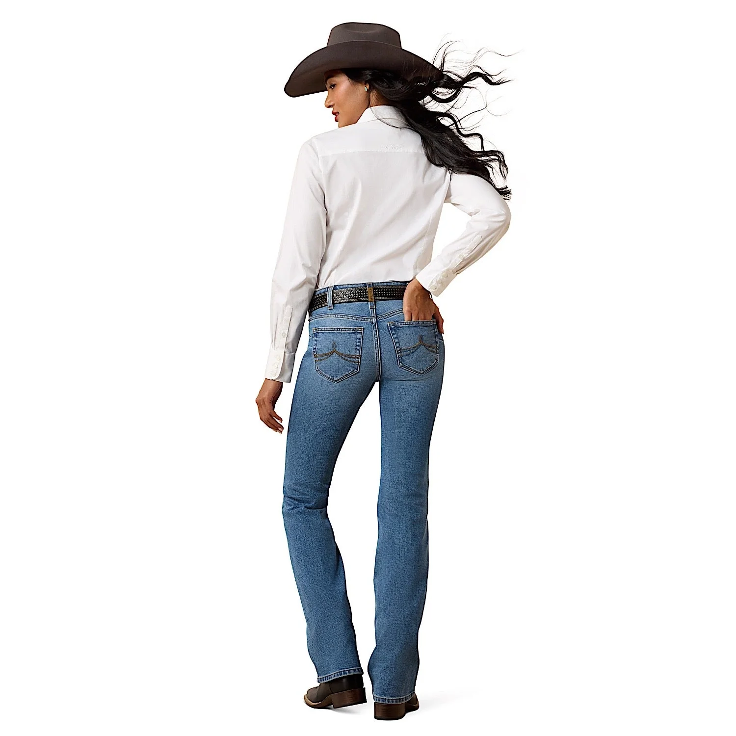 Ariat Women's Perfect Rise Acclimatise Nayelli Boot Cut Jeans - Panama - Image 2