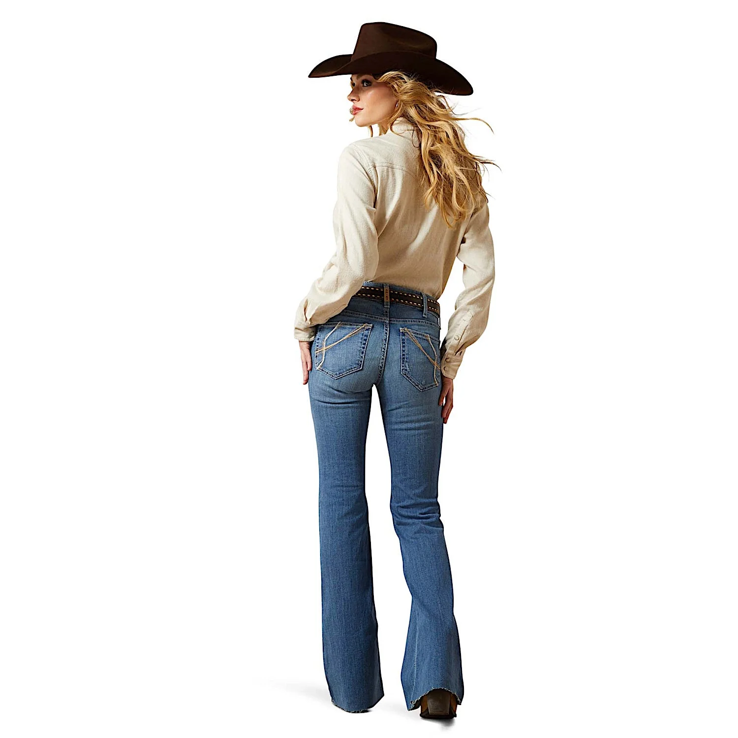 Ariat Women's Perfect Rise Andrea Flare Jeans - Belfaire - Image 2