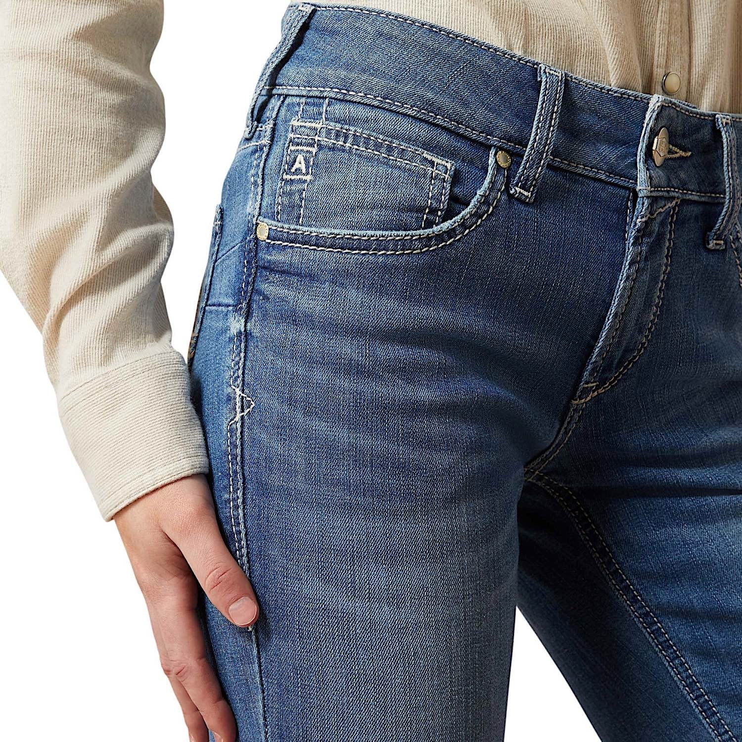 Ariat Women's Perfect Rise Andrea Flare Jeans - Belfaire - Image 4