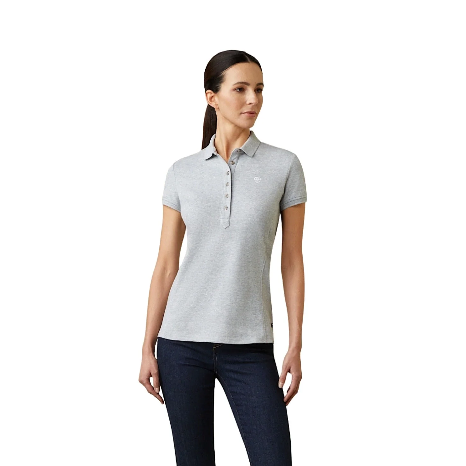 Ariat Women's Prix 2.0 Polo Heather Grey