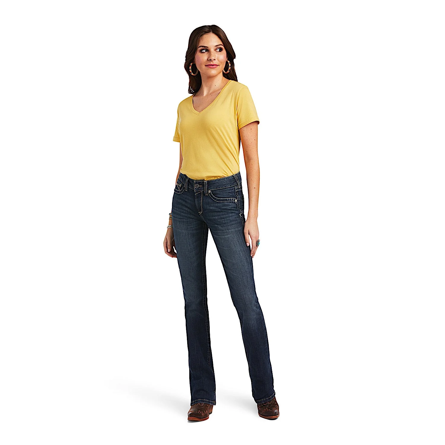 Ariat Women's R.E.A.L Perfect Rise Lexie Boot Cut Jean - Missouri - Image 3