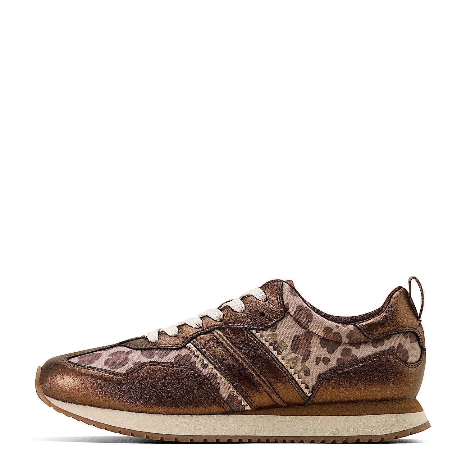 Ariat Women's Ranch Runner Shoe - Bronzed Leopard - Image 2