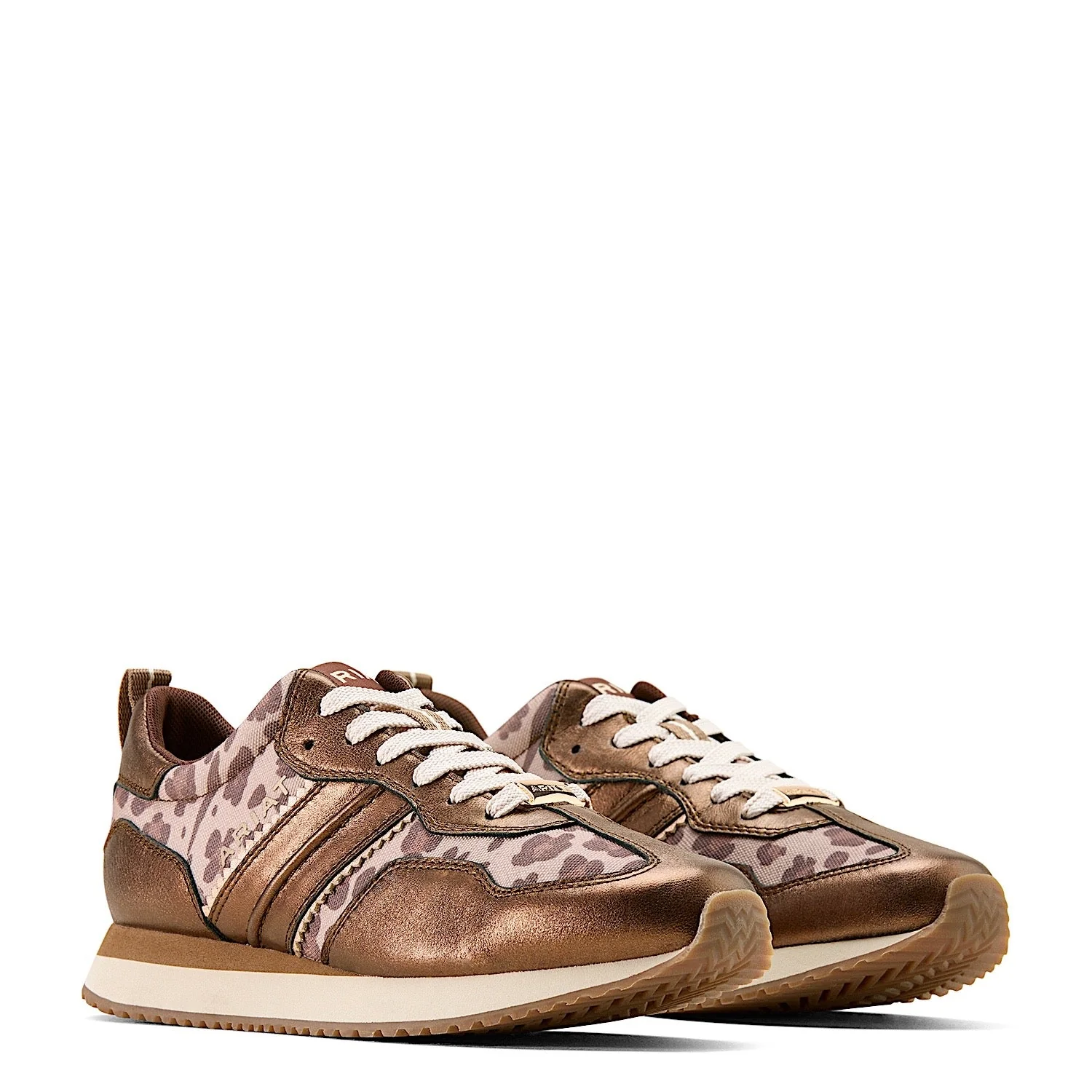 Ariat Women's Ranch Runner Shoe - Bronzed Leopard - Image 6