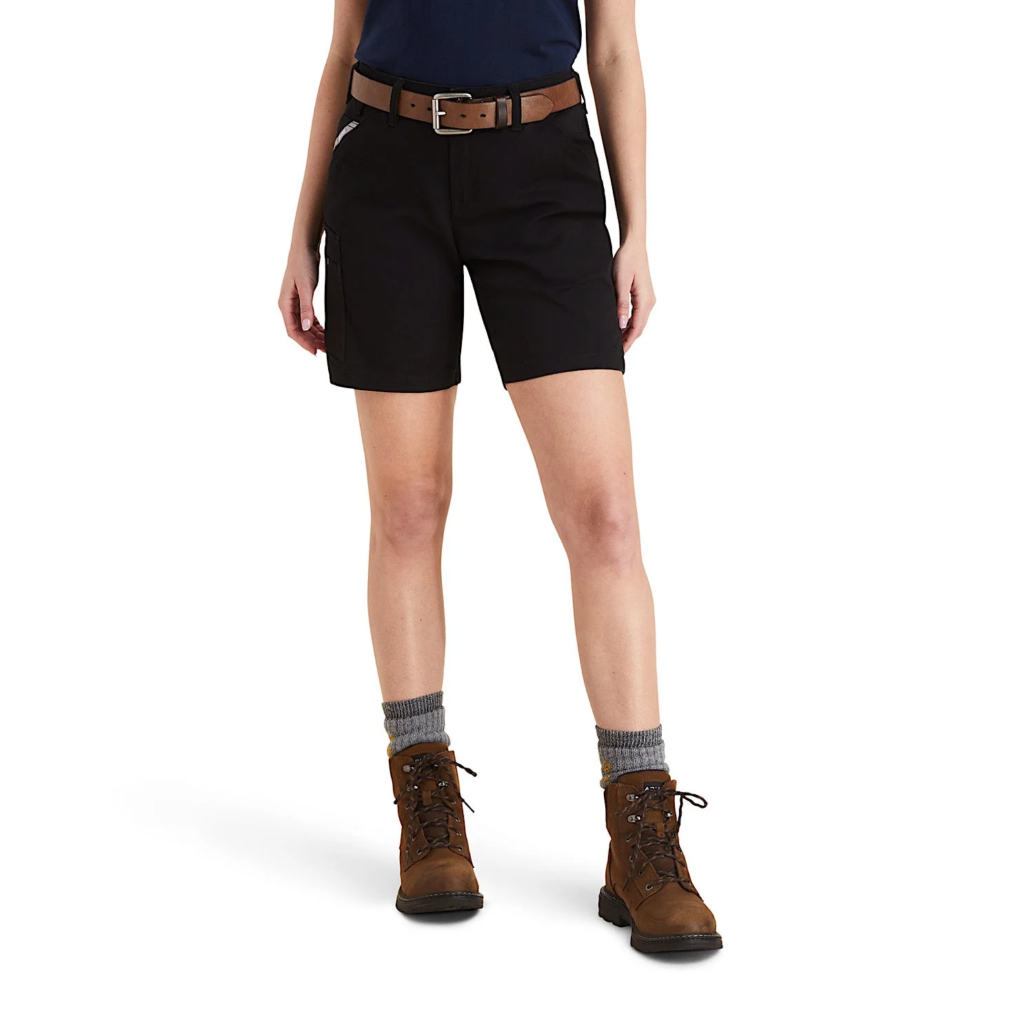 ARIAT Women's Rebar DuraStretch Made Tough Shorts Black