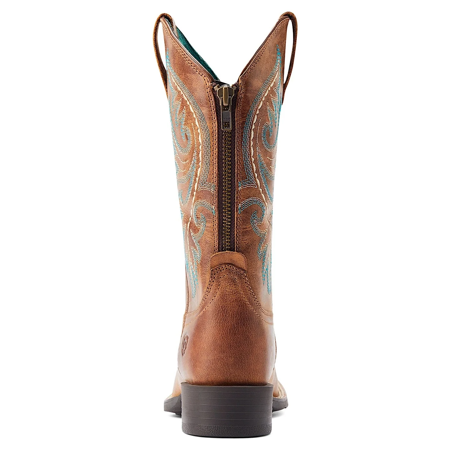 Ariat Women's Round Up Back Zip Western Boot - Desert Sand - Image 5