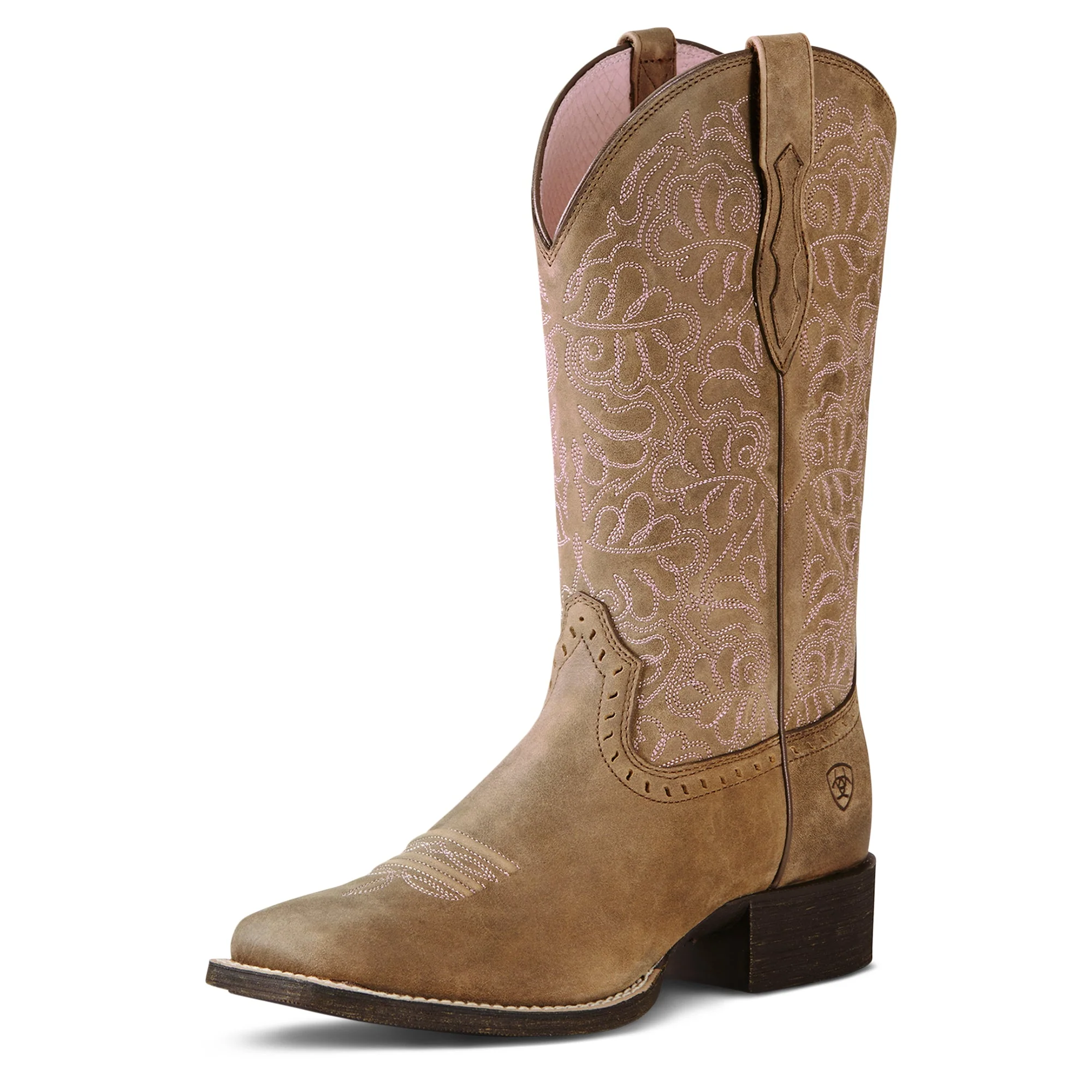 Ariat Women's Round Up Remuda Western Boot - Brown Bomber