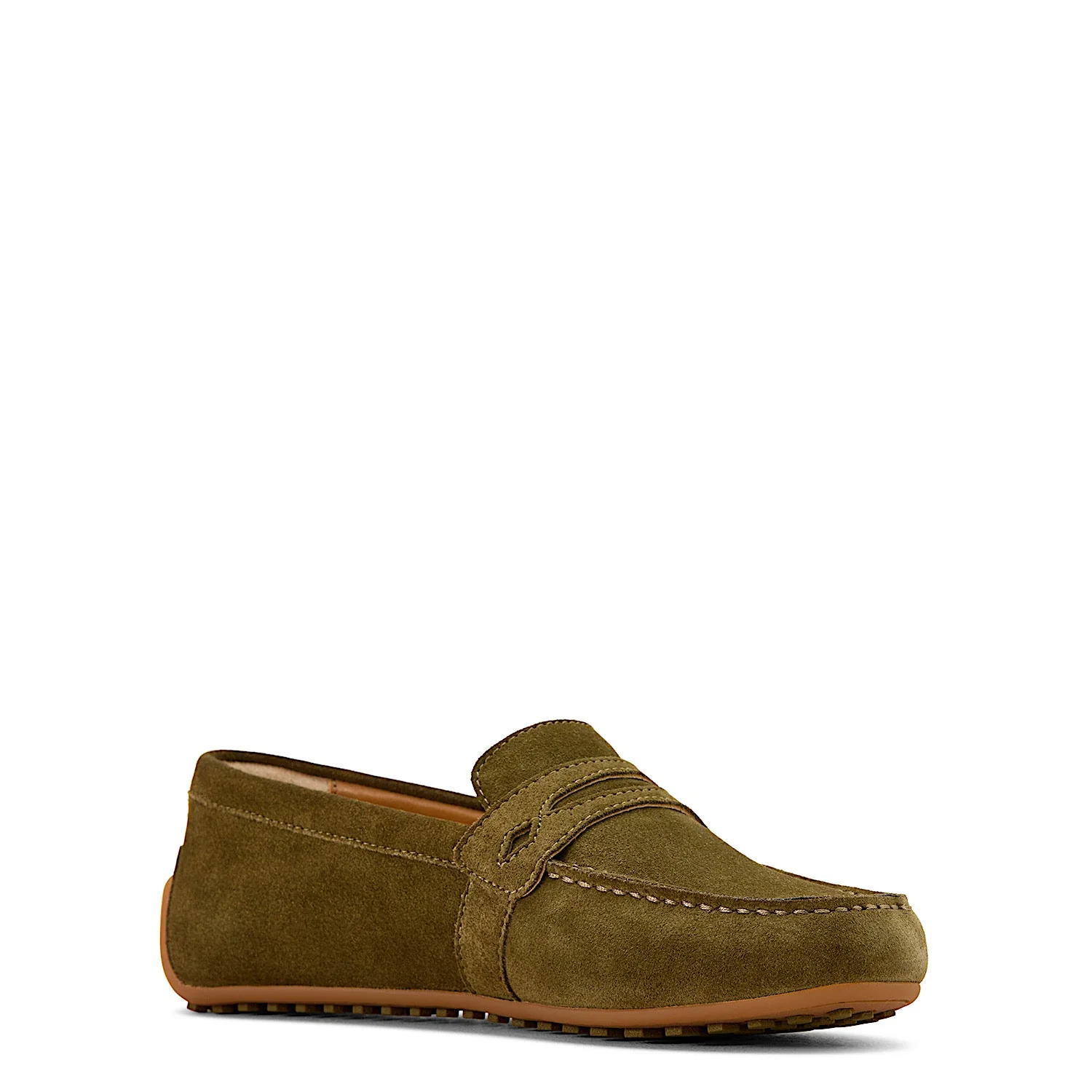 Ariat Women's Selene Driving Moc - Dark Olive Suede - Image 2