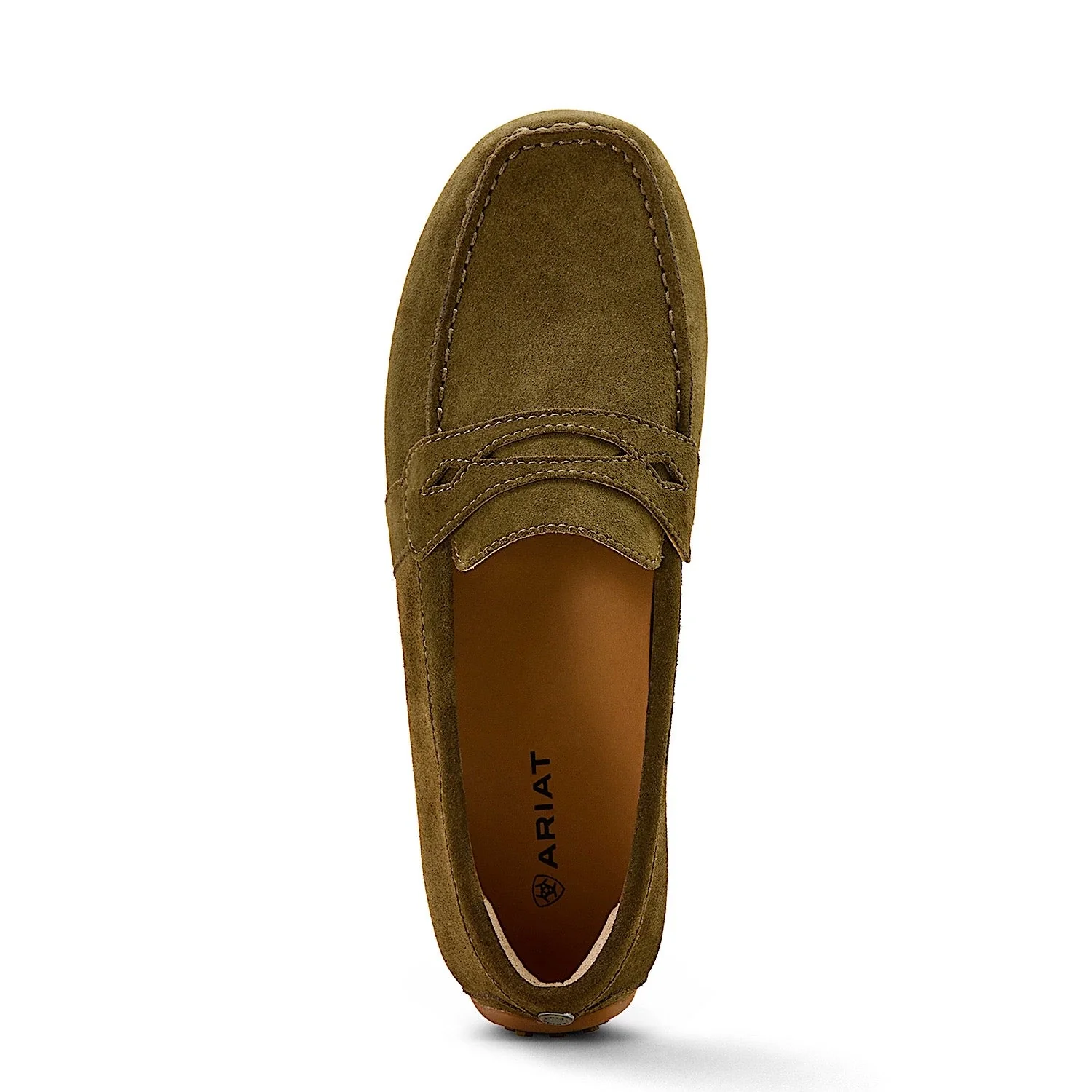 Ariat Women's Selene Driving Moc - Dark Olive Suede - Image 5