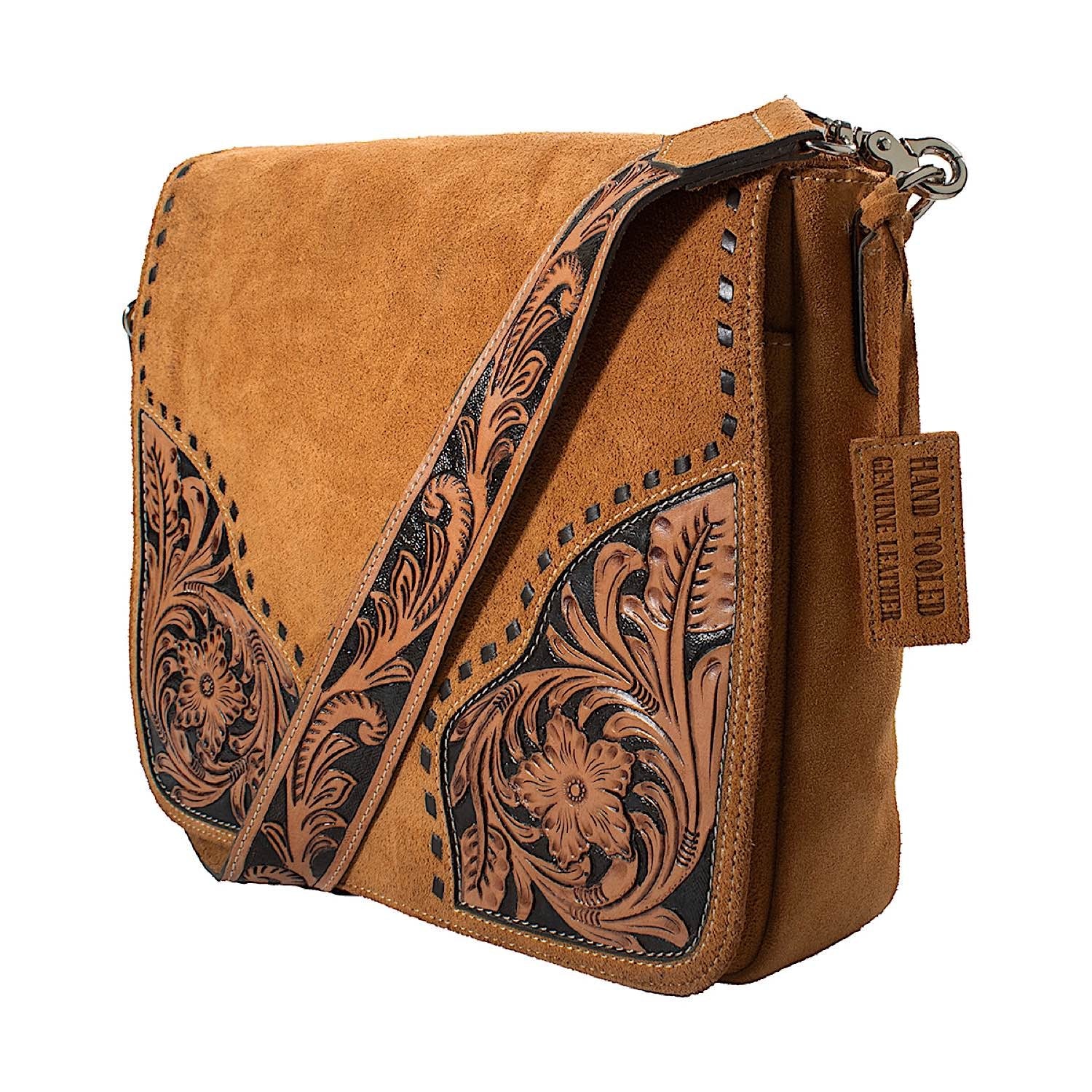Ariat Women's Sierra Shoulder Bag - Roughout Tan