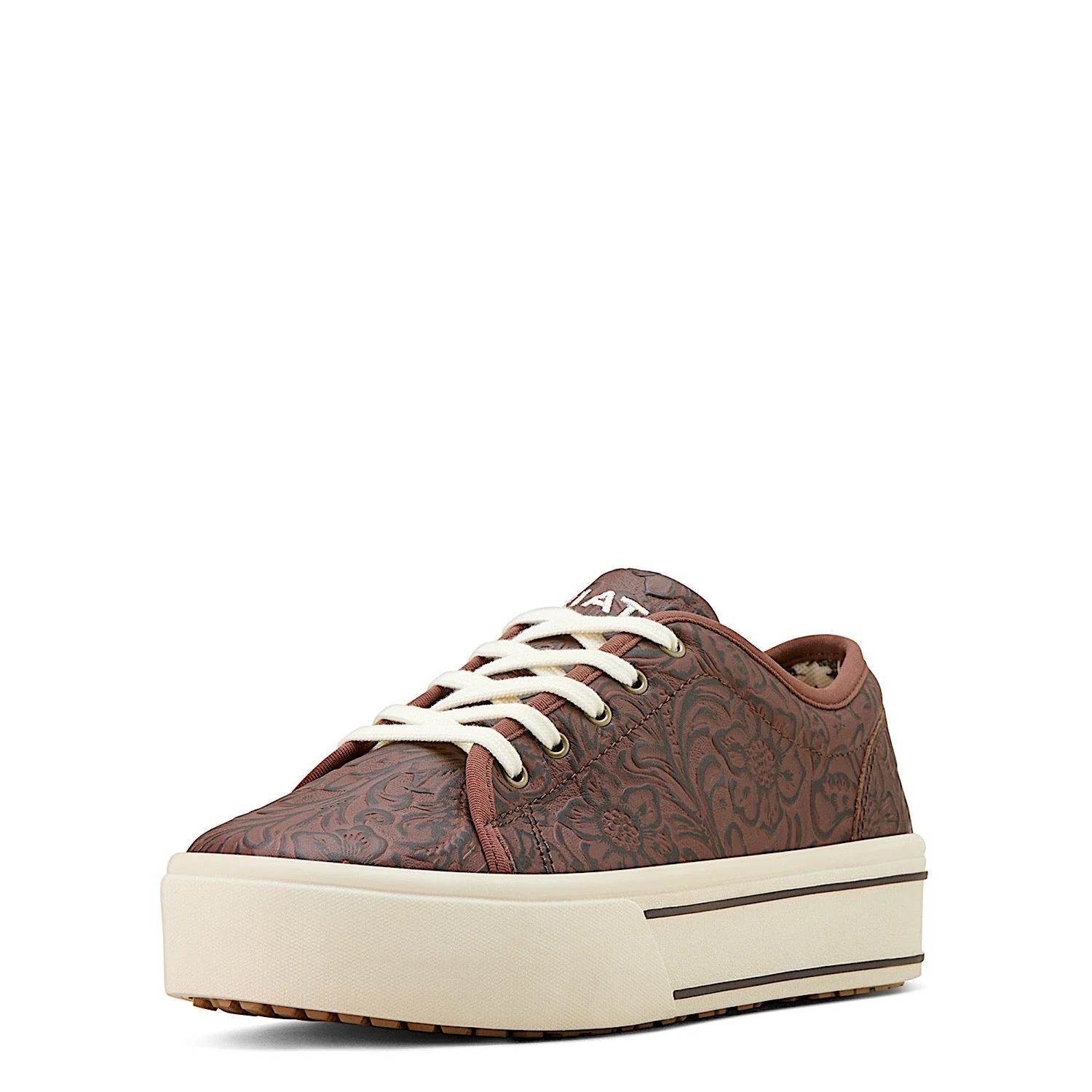 Ariat Women's Skylar Shoe - Brown Floral Emboss