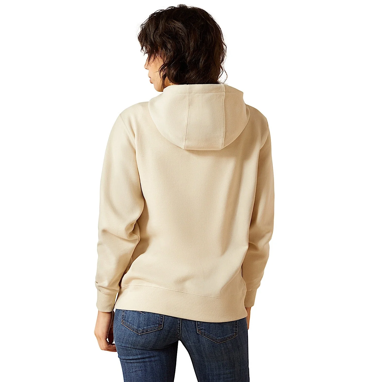 Ariat Women's Stitch Hoodie - Oyster Gray - Image 2