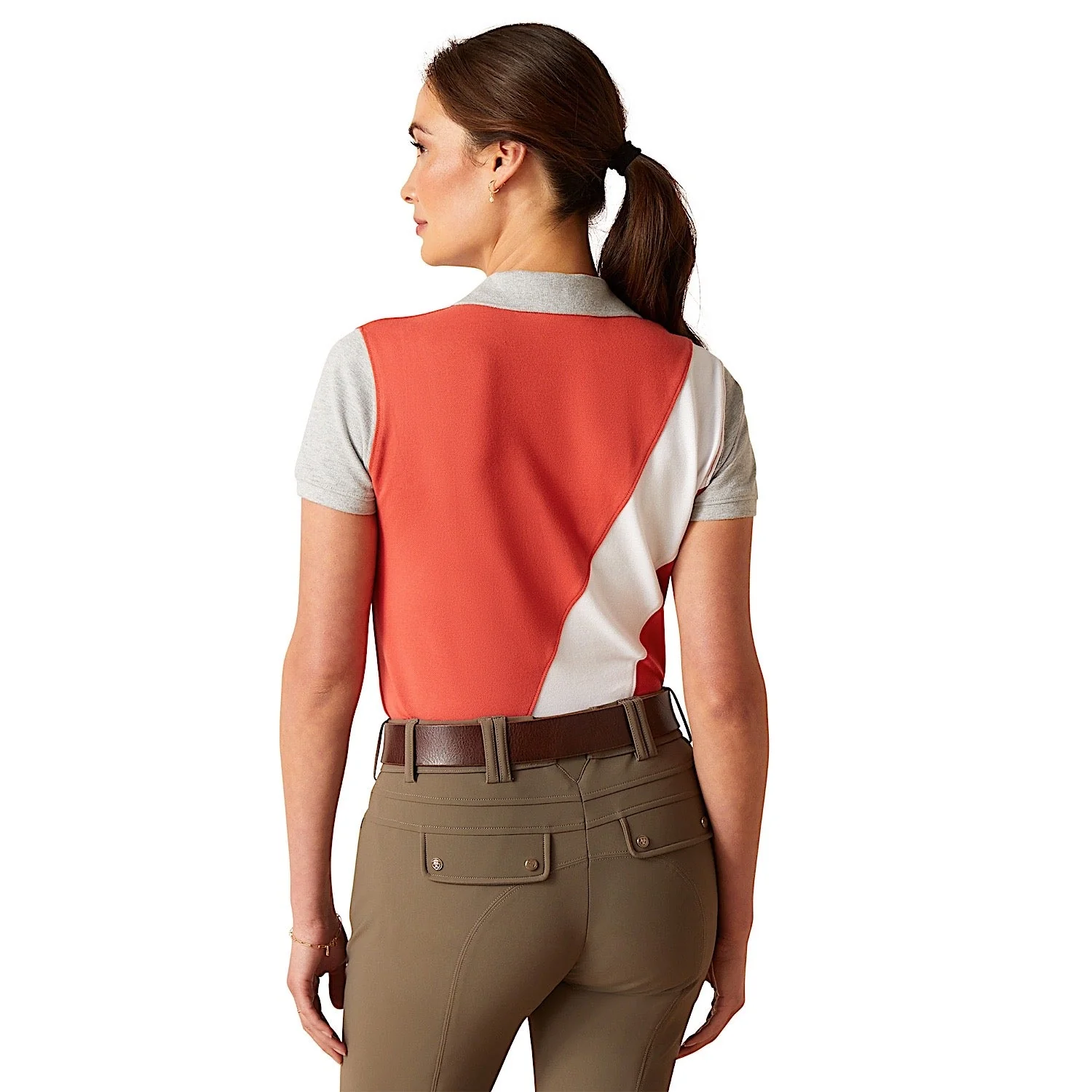Ariat Women's Taryn Polo - Baked Apple - Image 2