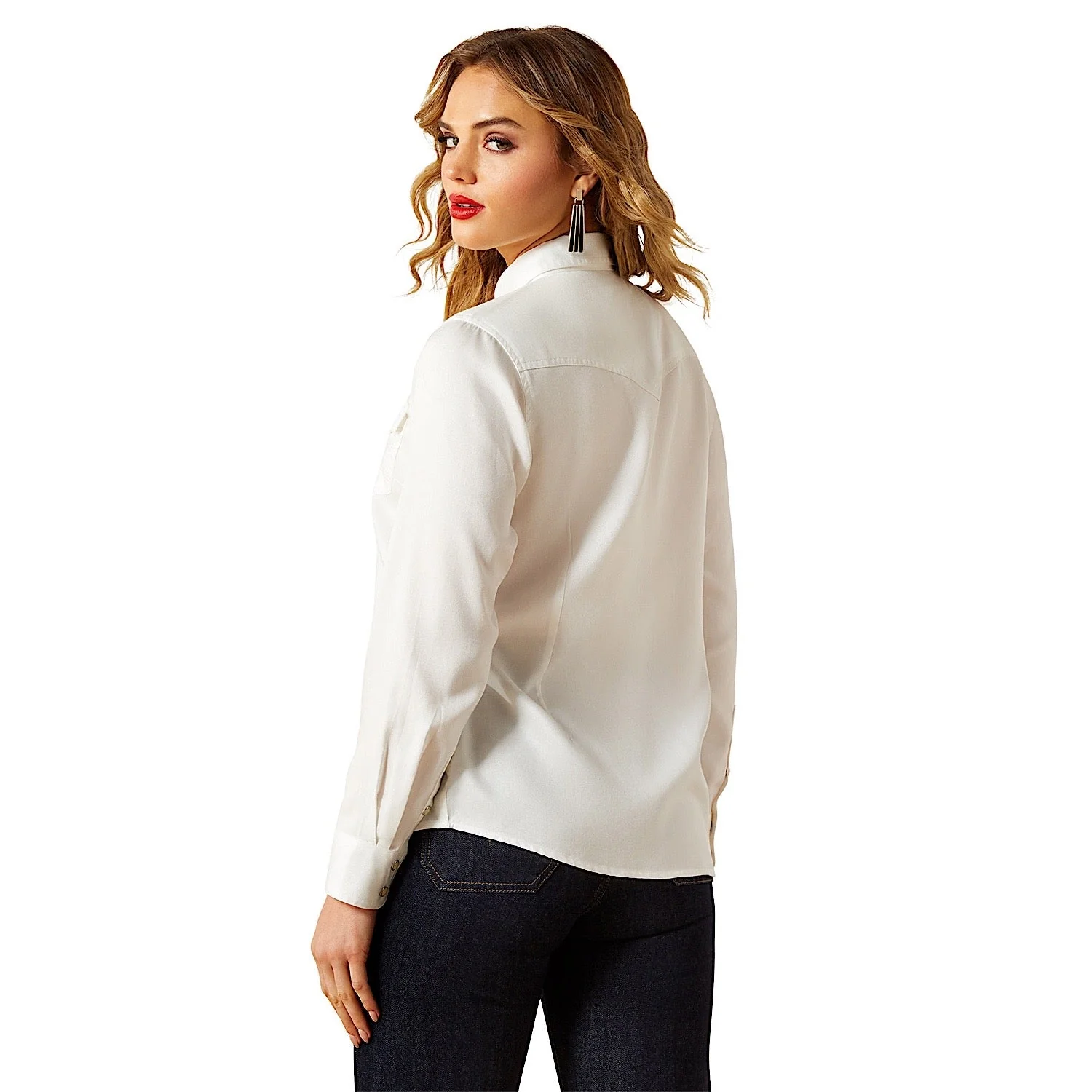 Ariat Women's Timeless Western Shirt - Cloud Dancer - Image 2