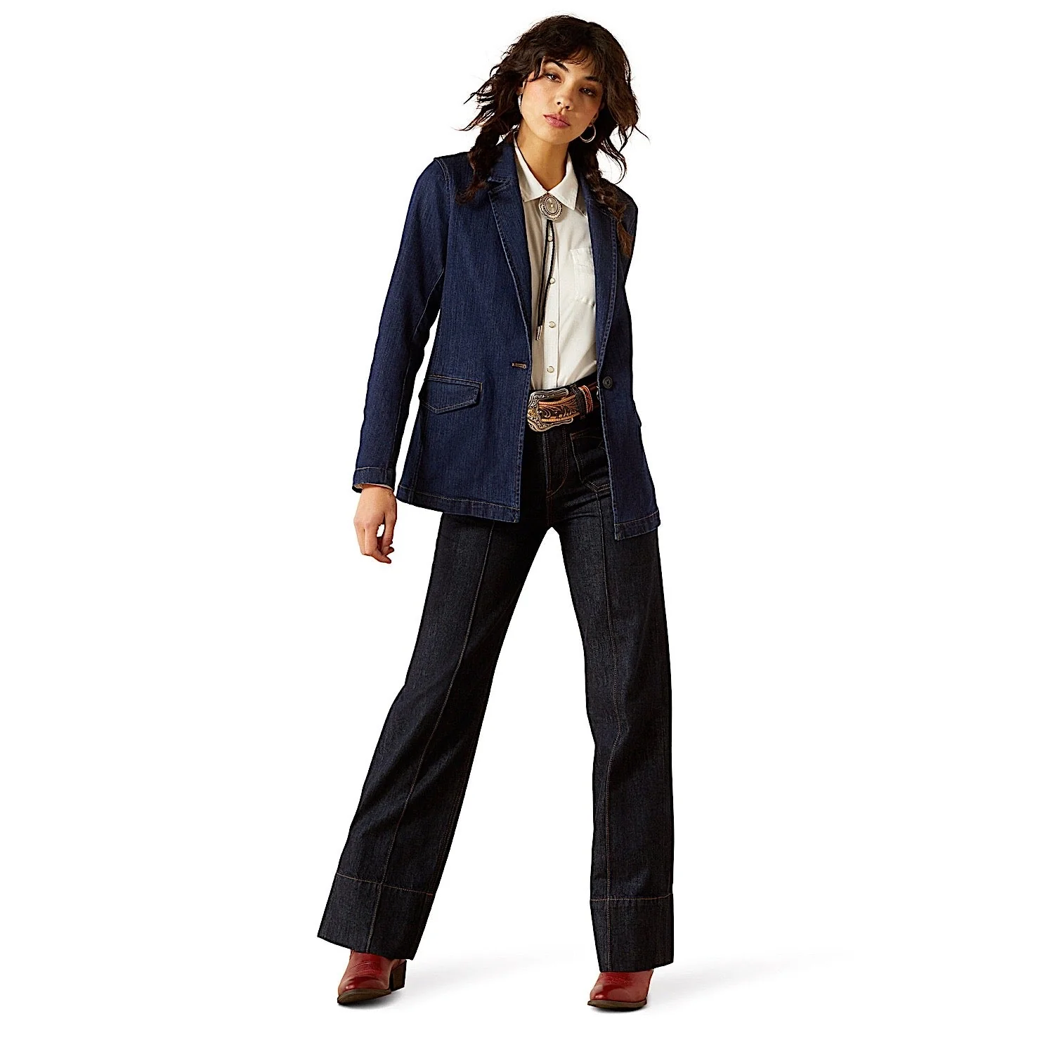 Ariat Women's Tourist Blazer - Rinse - Image 3