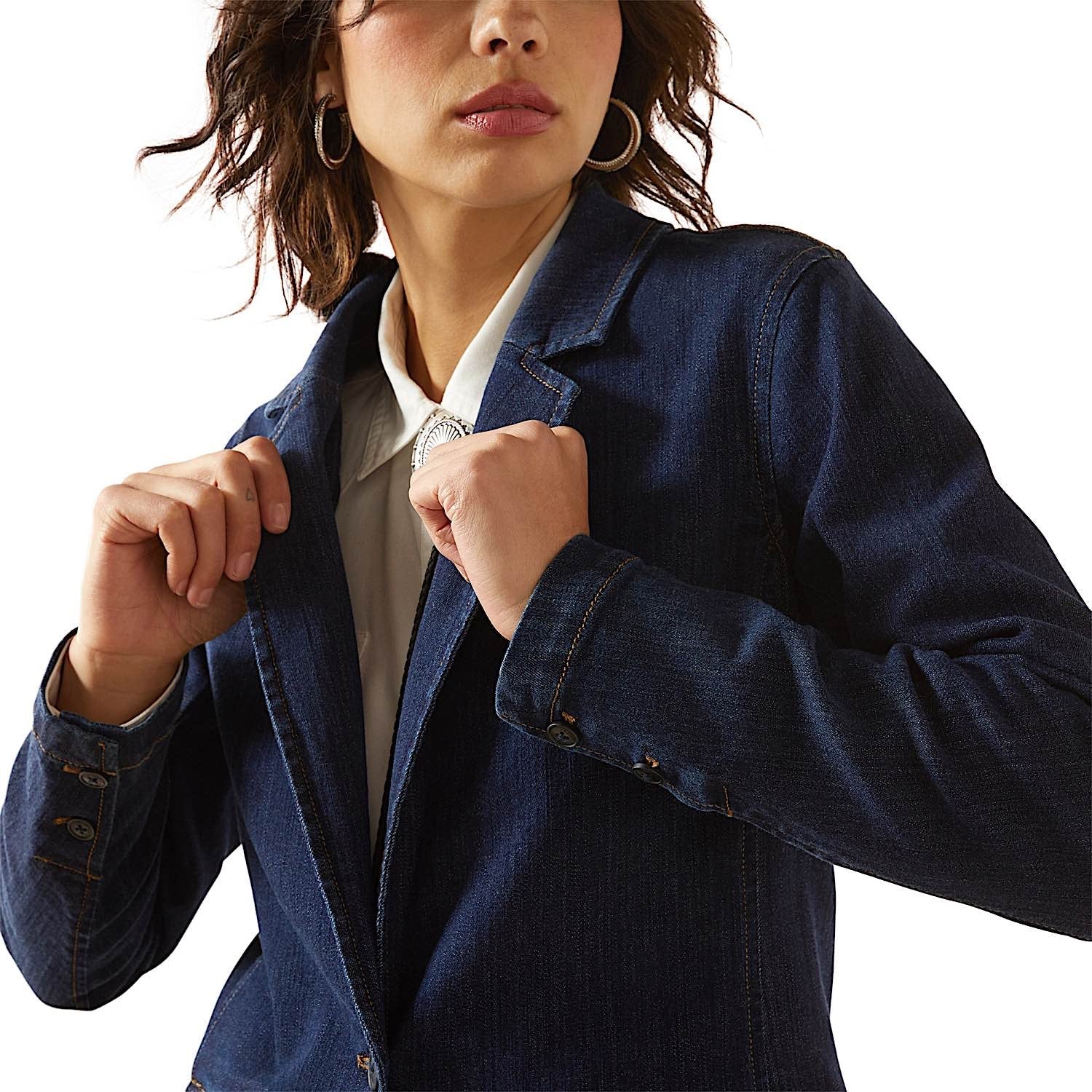 Ariat Women's Tourist Blazer - Rinse - Image 4